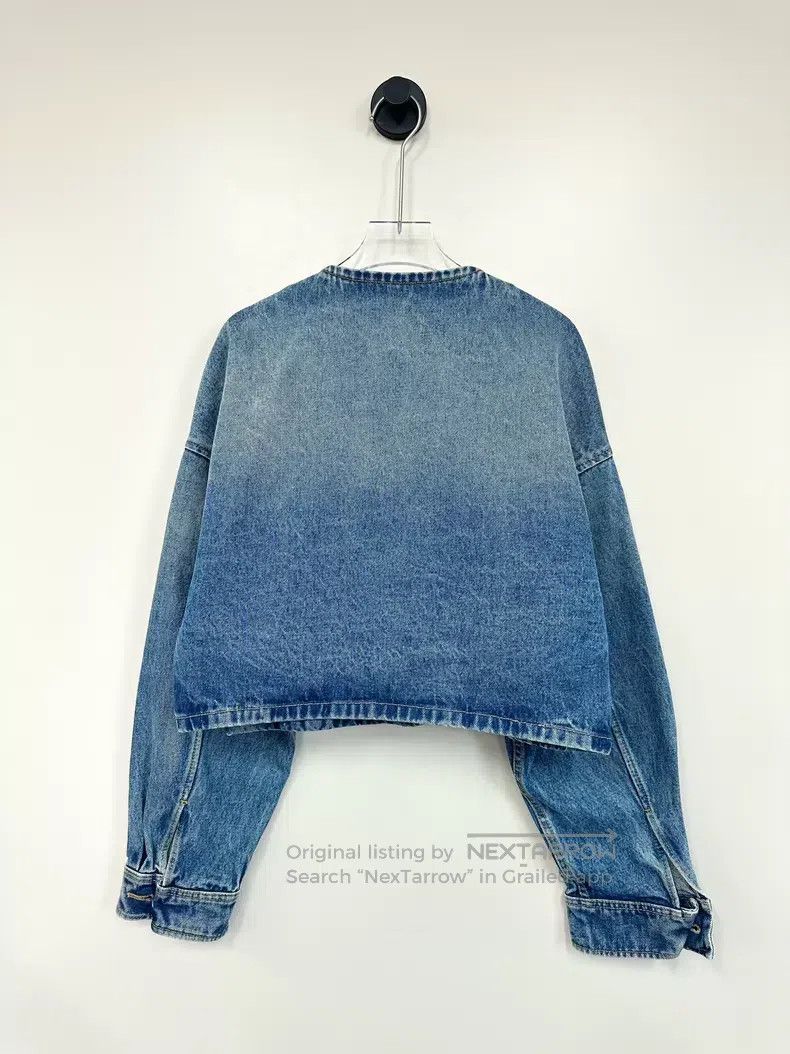 Prada Prada Blue classic triangle logo denim jacket Size XS / US 0-2 / IT 36-38 - 2 Thumbnail