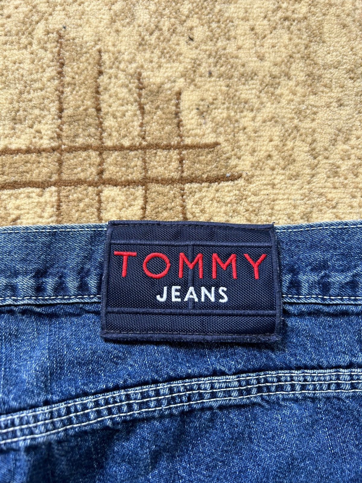 Tommy Hilfiger Vintage 90s Tommy Hilfiger Carpenter Baggy Denim Jeans Size US 34 / EU 50 - 5 Thumbnail