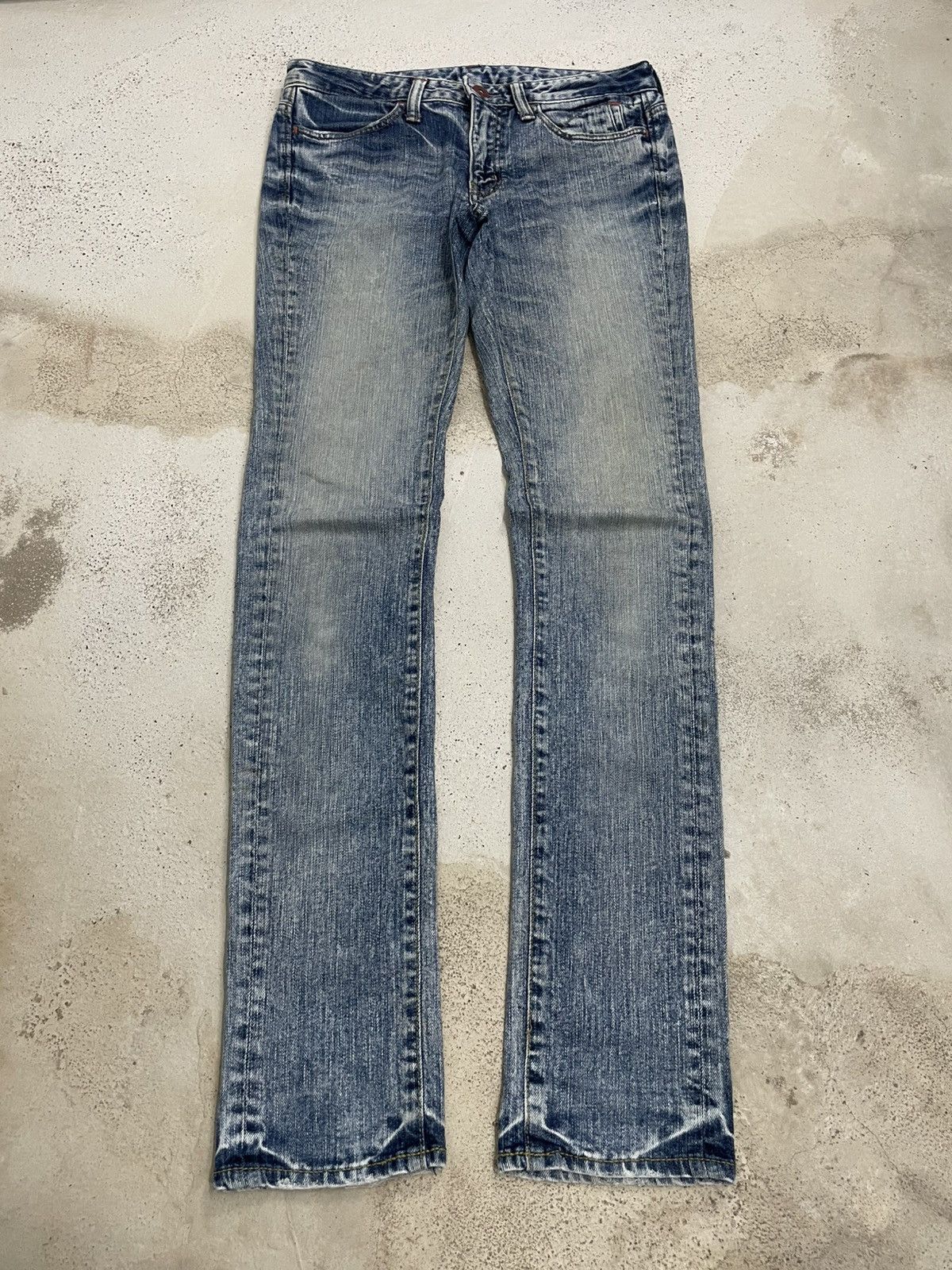 Acid Wash Rusty Skinny Japan Denim