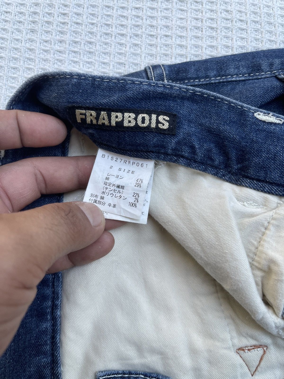 Frapbois LastDrop🔥Rare🔥Vtg FRAPBOIS Issey Miyake Japan Designer Jeans Size US 34 / EU 50 - 8 Thumbnail