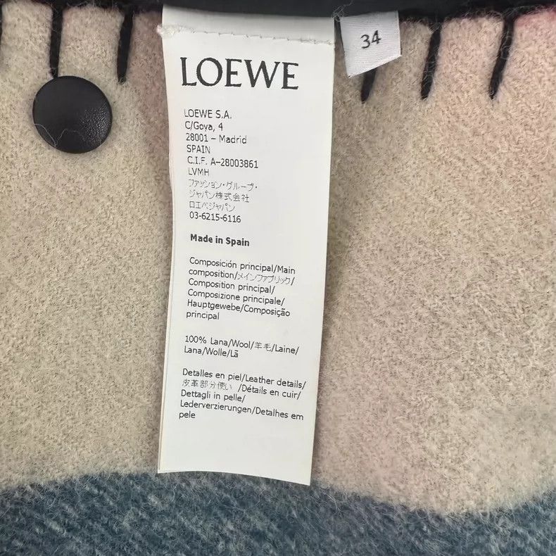Loewe LOEWE Color matching vertical stripes single-breasted lape Size 4XL / US 24-26 - 5 Thumbnail