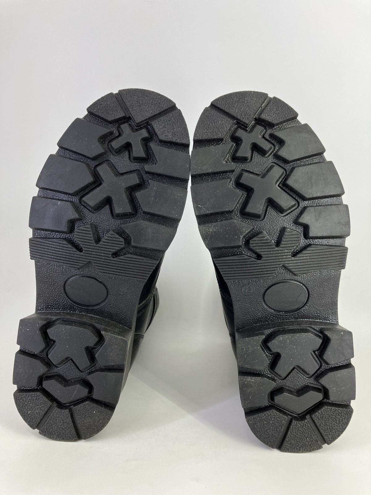 Vintage Genuine leather military-style boot chunky platform FAT Y2K Size US 10 / EU 43 - 5 Thumbnail