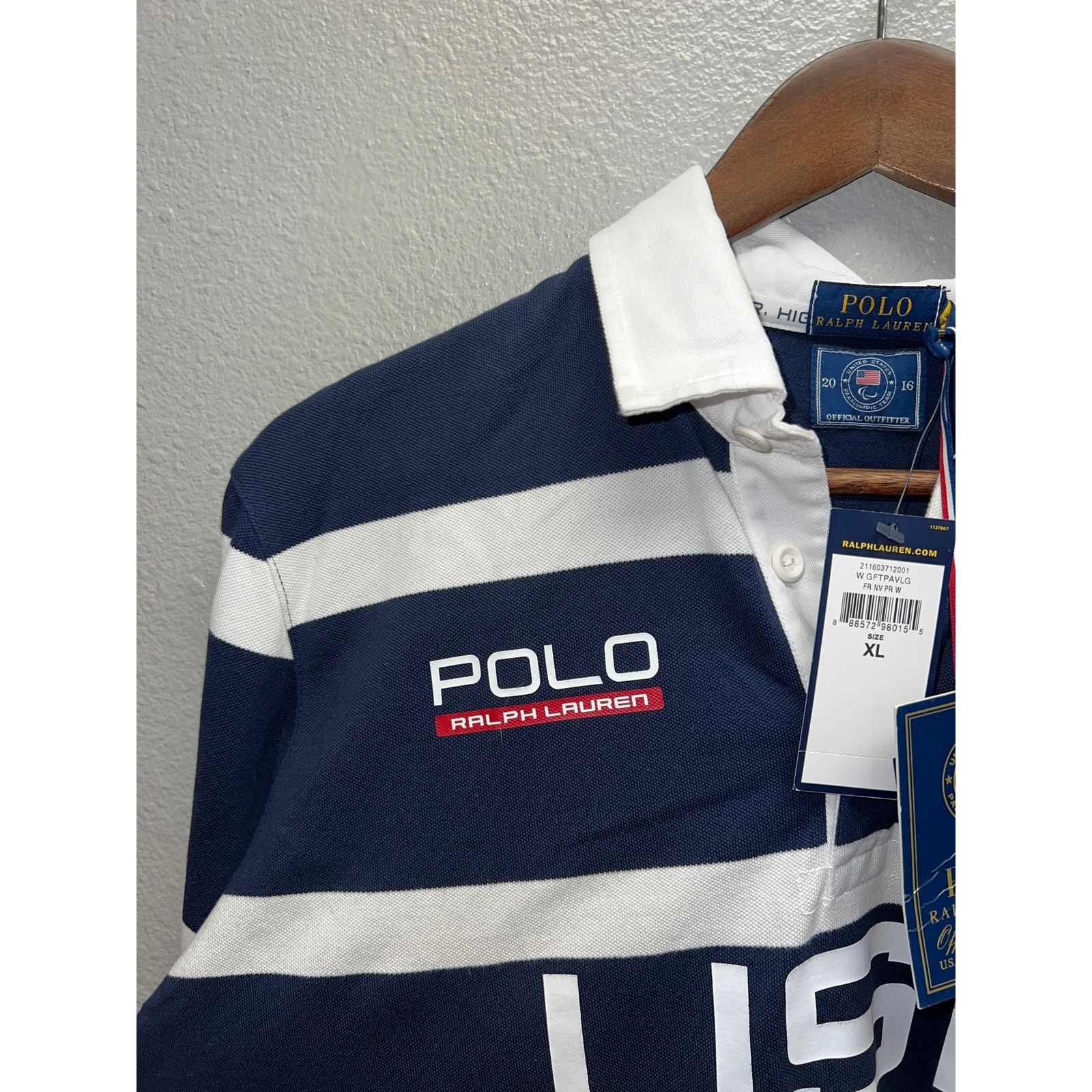 Polo Ralph Lauren Womens Polo Ralph Lauren Olympic Polo Shirt USA 16 Dress XL Size XL / US 12-14 / IT 48-50 - 3 Thumbnail