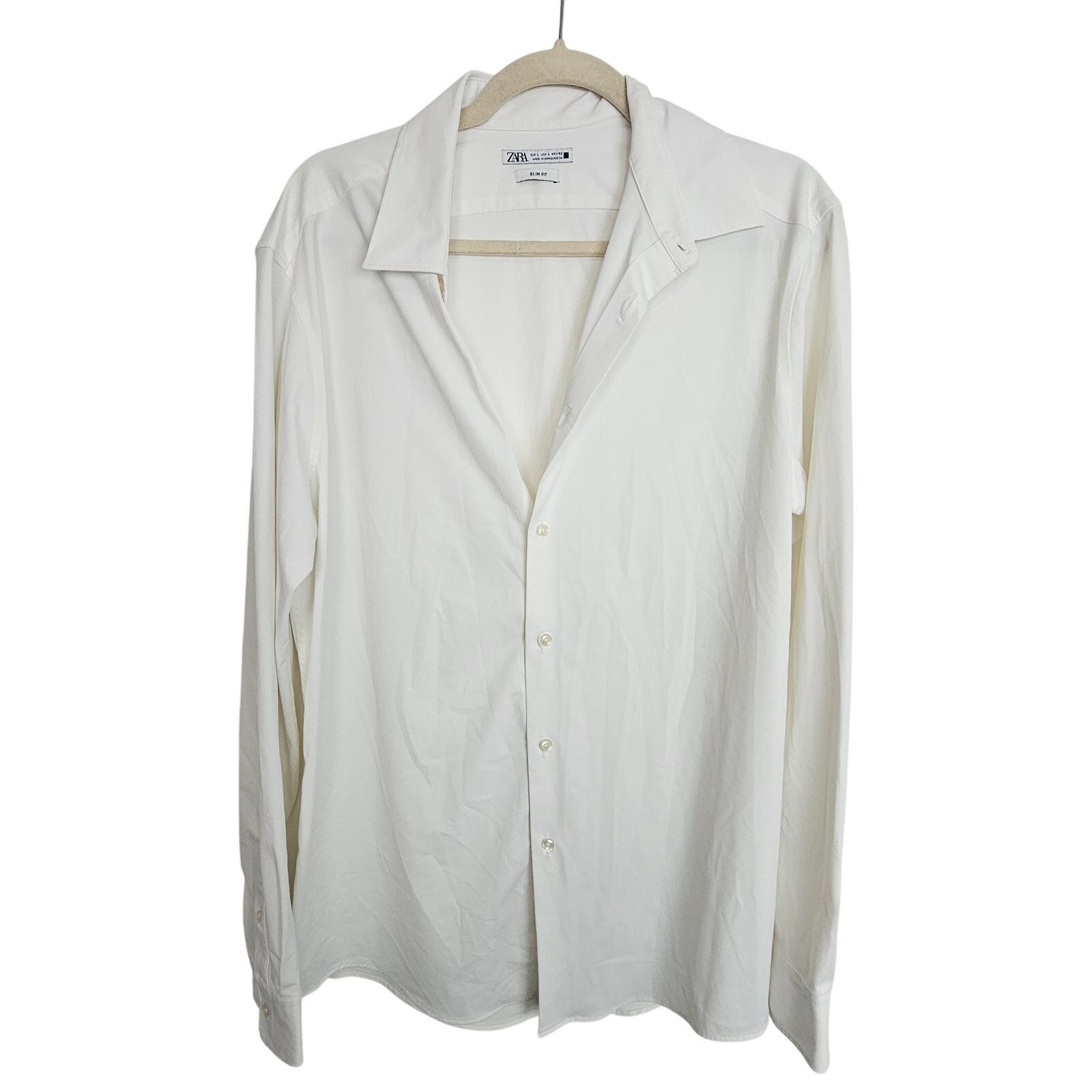 Zara Zara Man Super Slim Fit Long Sleeve Shirt | Grailed