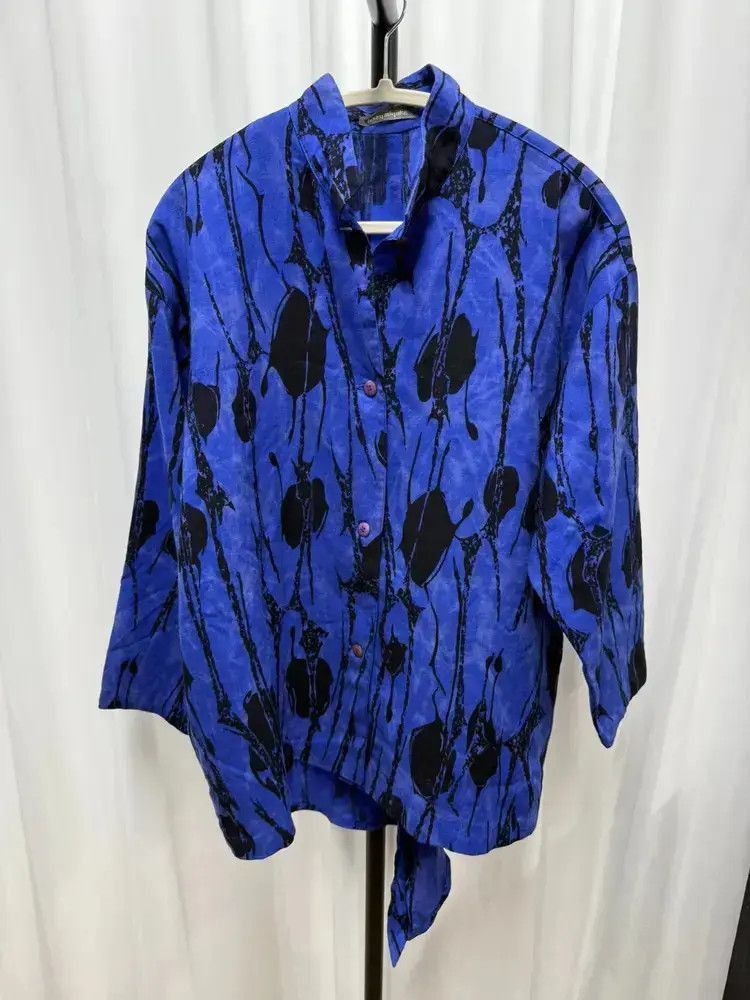 Issey Miyake Sz 9 Issey Miyake Vintage Tie-dye Shirt-2507 Size US L / EU 52-54 / 3 - 7 Thumbnail