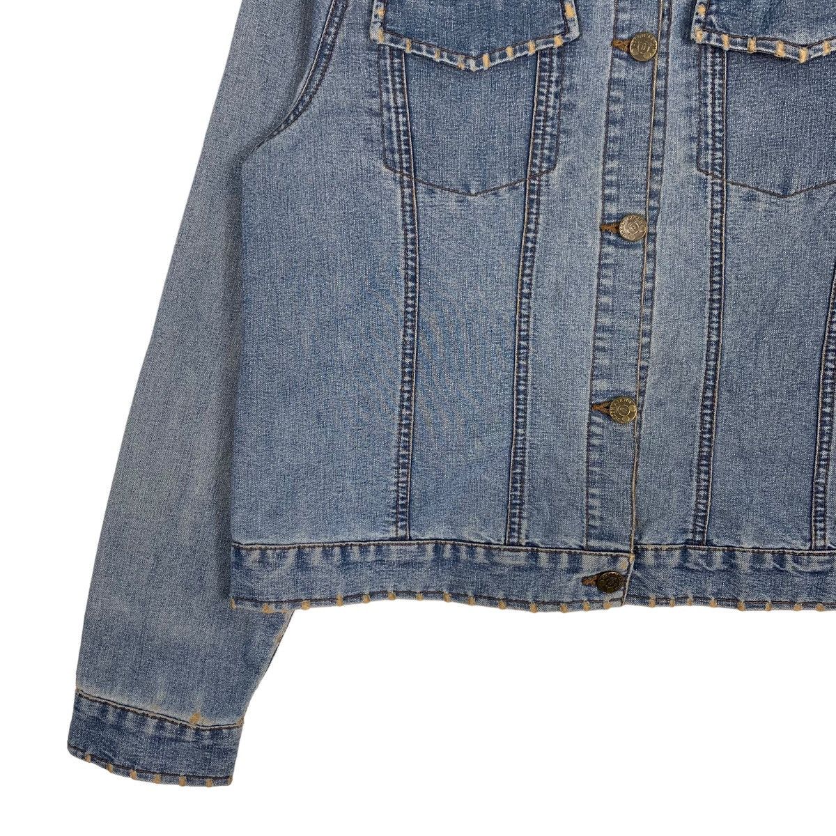 Disney Disney Mickey Mouse Big Face Logo Denim Jacket #0499-C23 Size M / US 6-8 / IT 42-44 - 5 Thumbnail