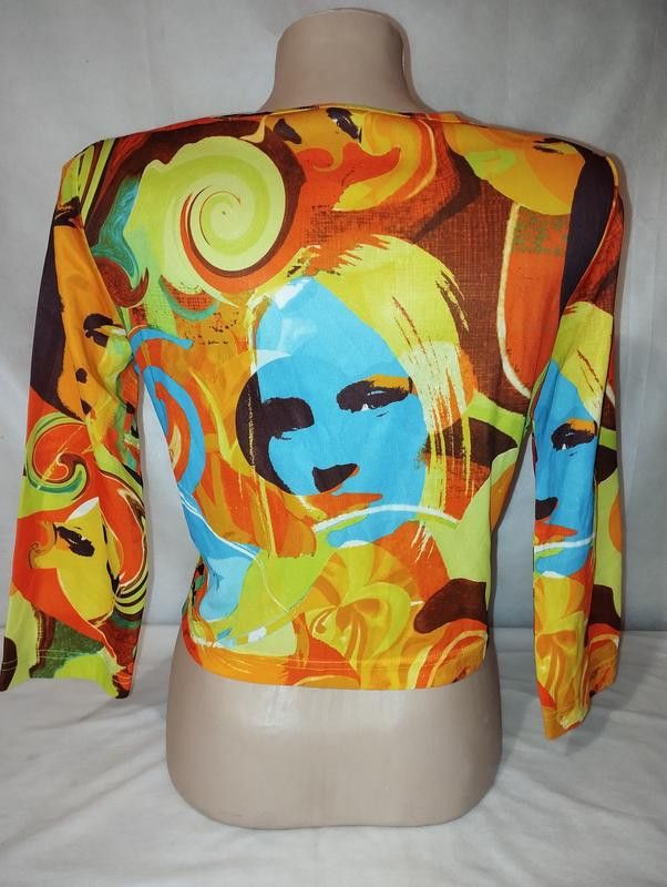 Vintage Artsy Cropped Longsleeve sz S Size S / US 4 / IT 40 - 3 Thumbnail