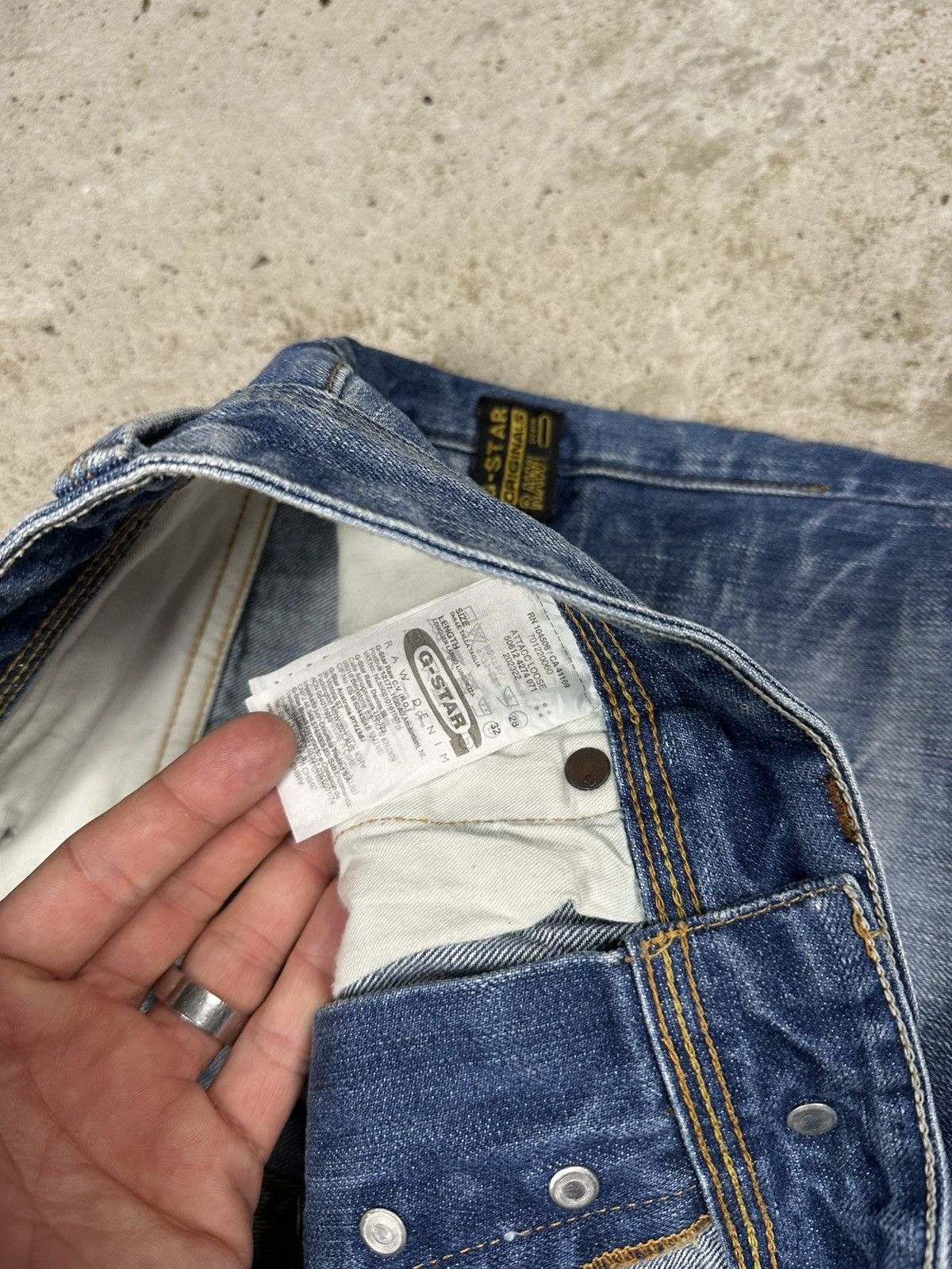 G-Star Vintage Y2K G Star Raw Attacc Loose Denim Pants Jeans Baggy Size US 28 / EU 44 - 10 Thumbnail