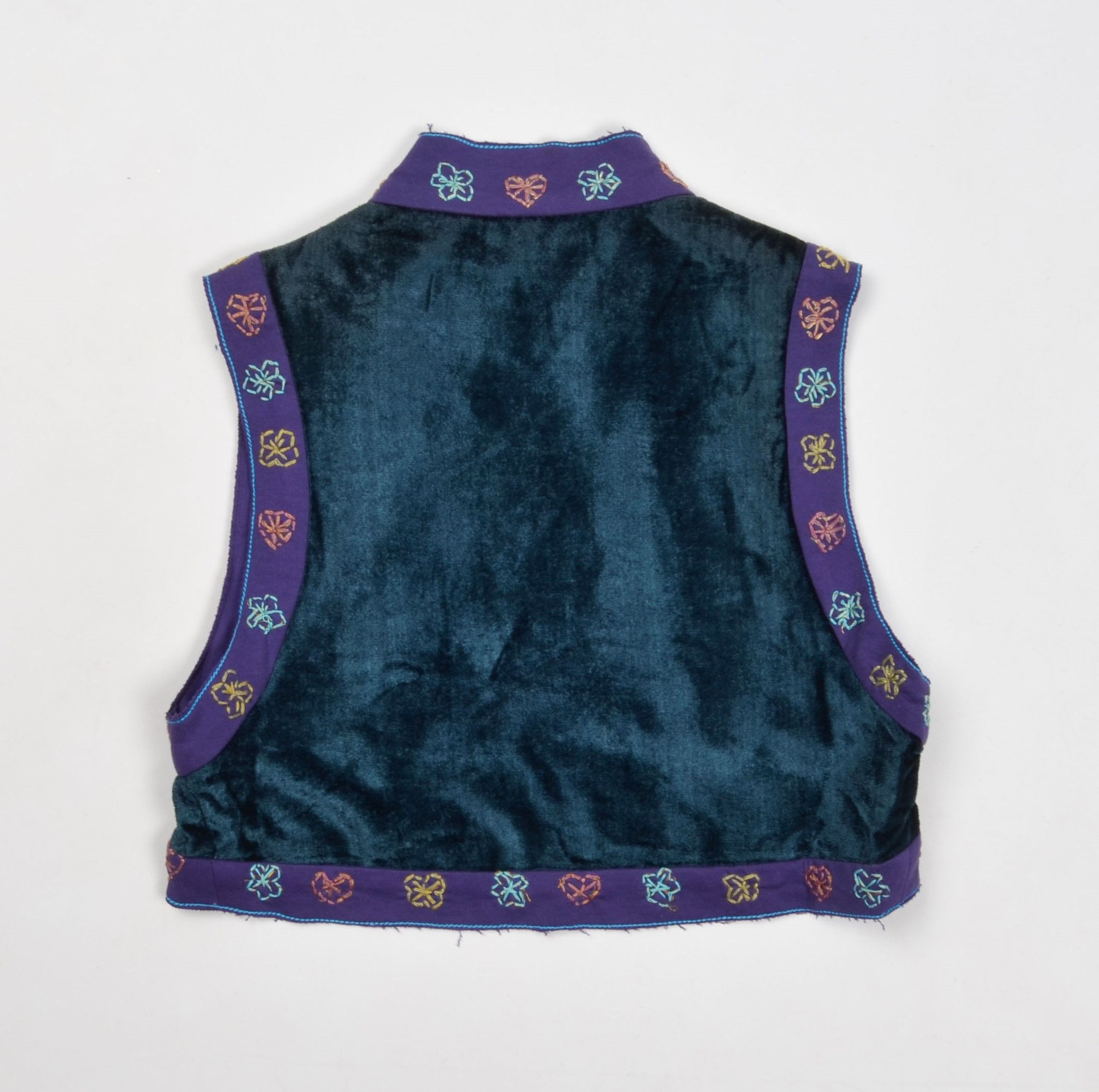 Custo Barcelona Custo Barcelona Y2K Embroidered Fairy Cropped Top Vest Size M / US 6-8 / IT 42-44 - 10 Thumbnail
