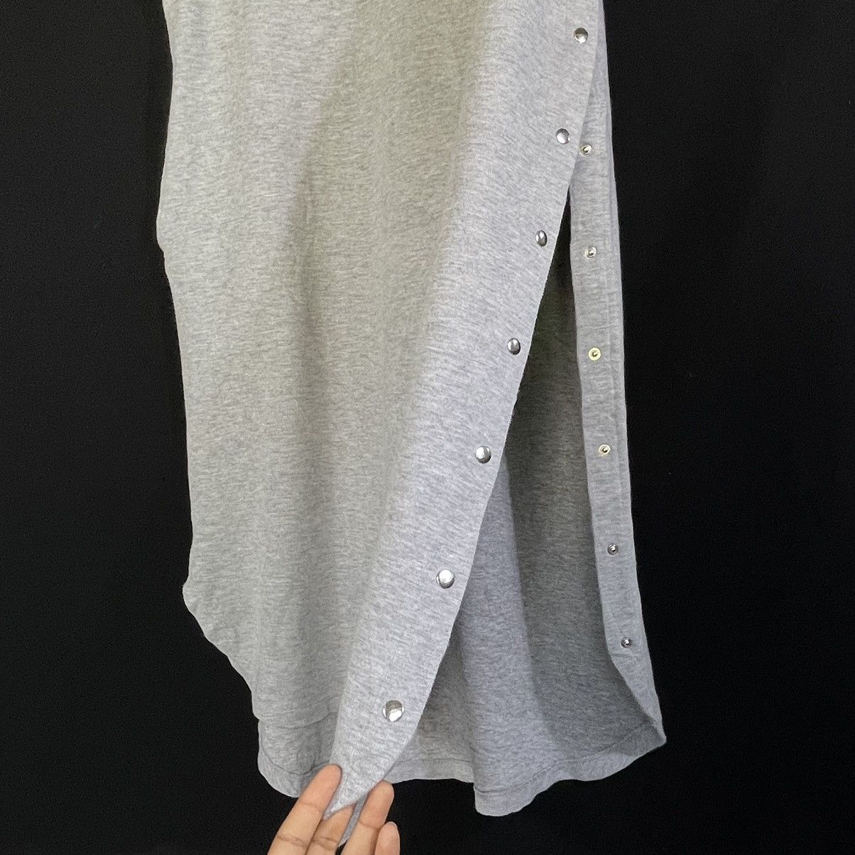 Issey Miyake × Zucca Rare! Zucca by Issey Miyake Spell Out Side Snap Button Dress Size XL / US 12-14 / IT 48-50 - 5 Thumbnail