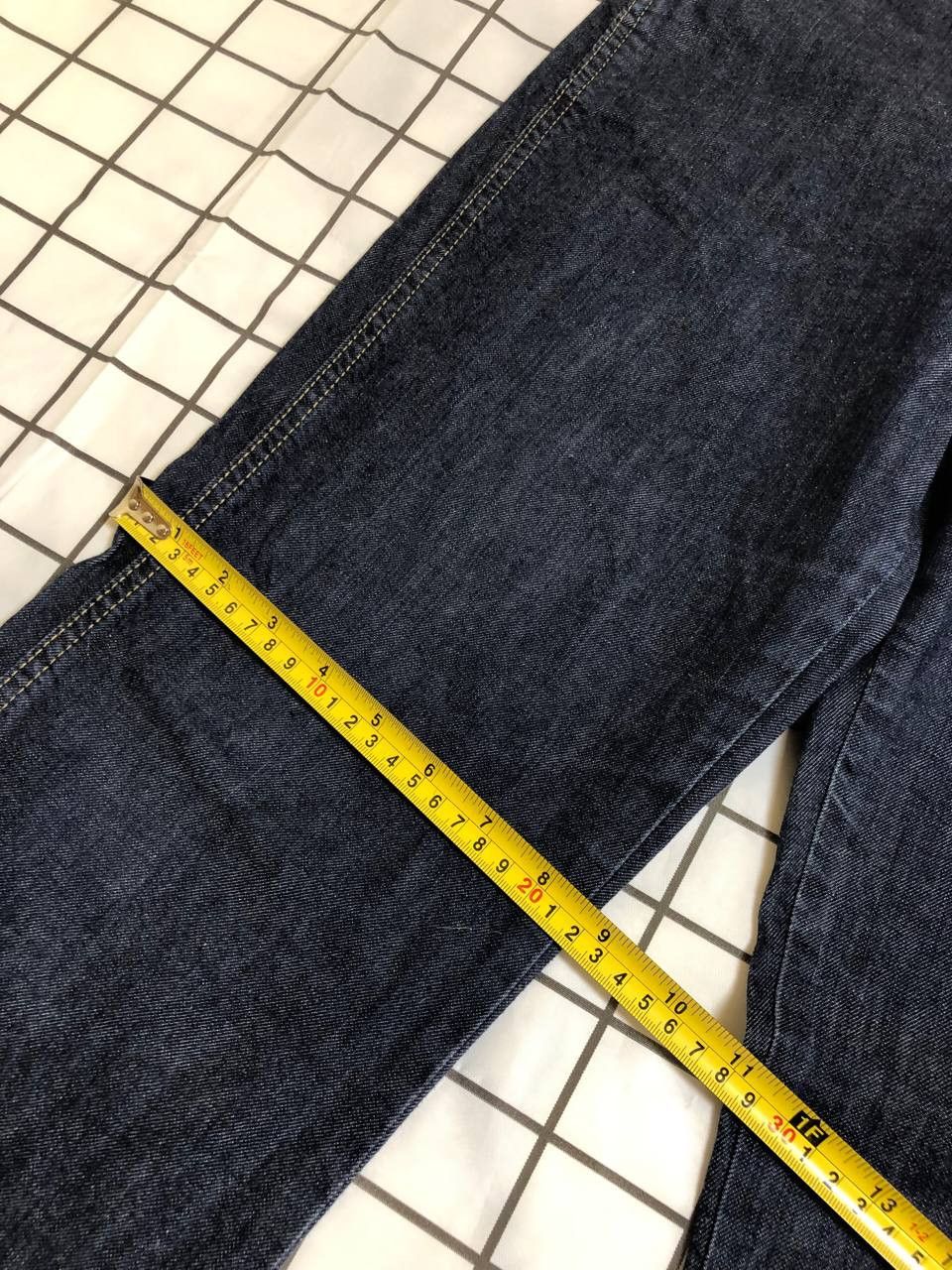 Levi's Levi's 514 Slim Straight Fit Dark Wash Denim Selvedge Jeans Size US 30 / EU 46 - 3 Thumbnail
