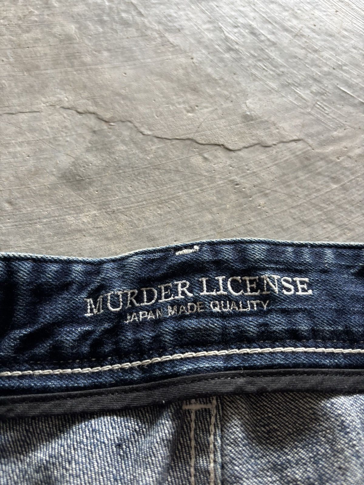Murder License MURDER LICENSE skinny slim japanese distressed whiskered Size US 29 - 5 Thumbnail