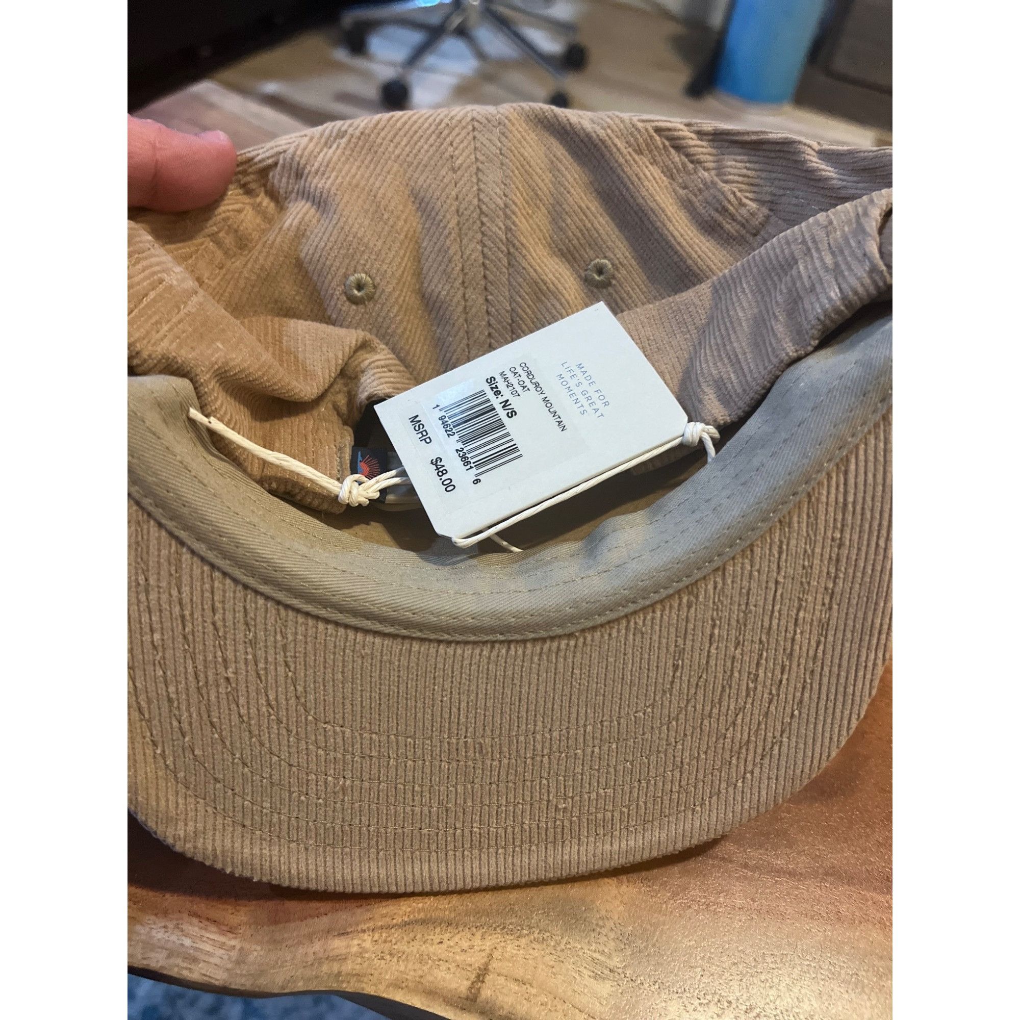 Faherty Faherty Corduroy Mountain Hat - NWT Size ONE SIZE - 6 Thumbnail