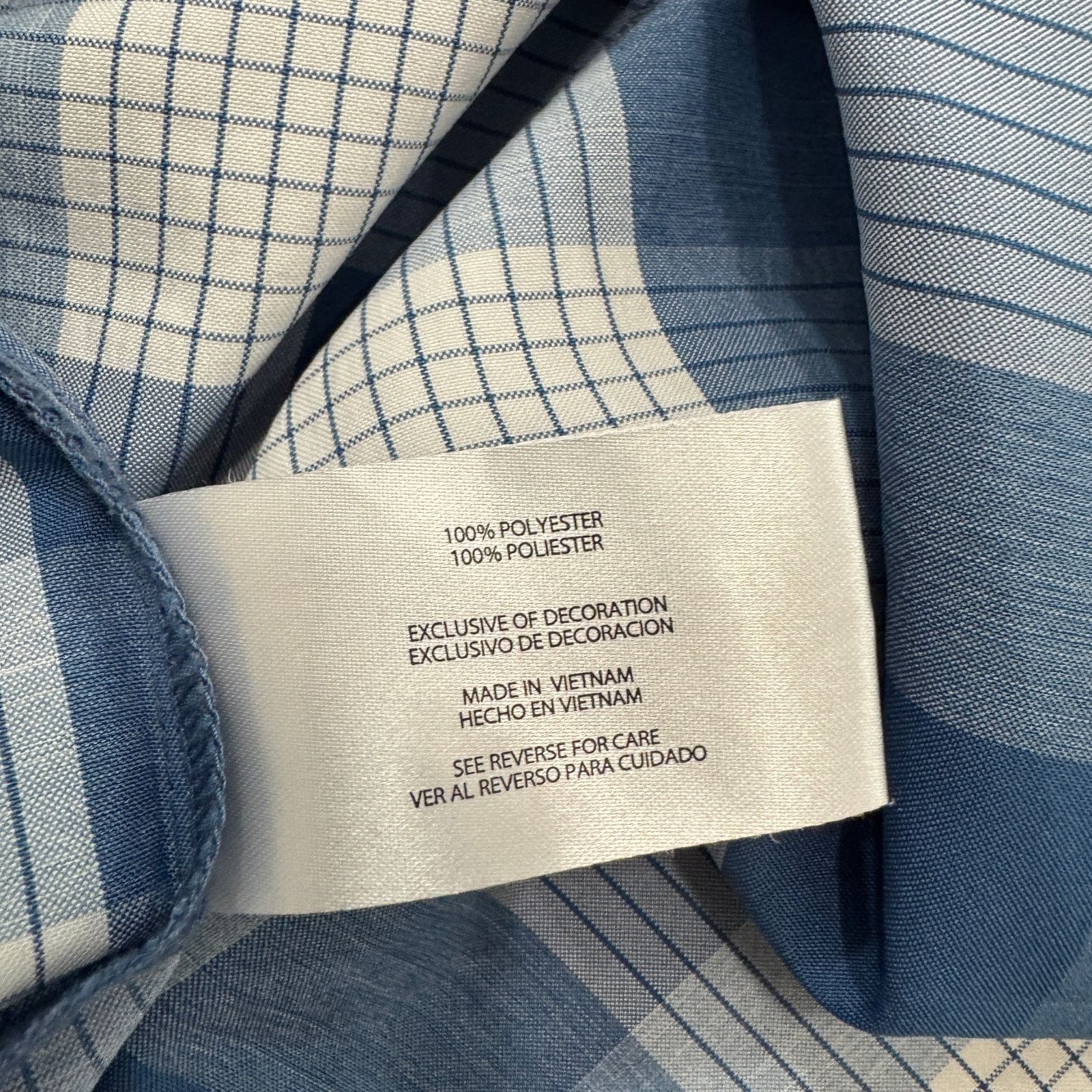 Orvis Orvis Classic Collection Shirt Men's XXL Blue White Plaid Size US XXL / EU 58 / 5 - 5 Thumbnail