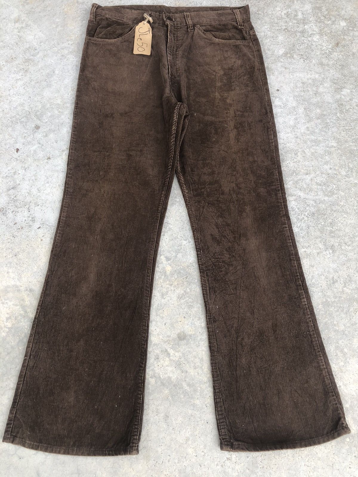 Vintage 70’s Levi’s Flared Jeans Corduroy Pants 646