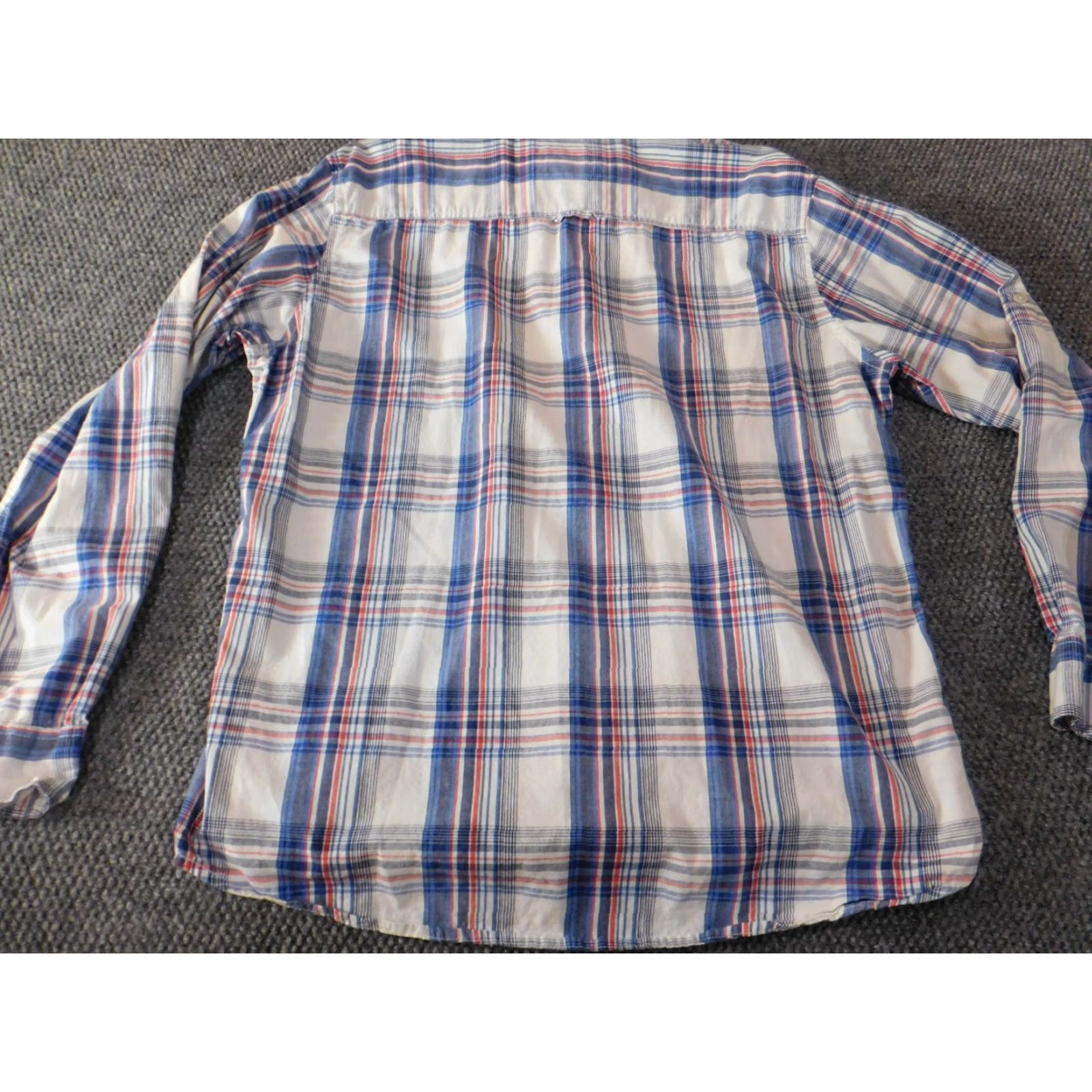 Vintage Urban Pipeline Shirt Mens XL Blue Plaid Button-Down Cotton Polyester Flannel Long Sleeve Vintage No Size US XL / EU 56 / 4 - 6 Thumbnail