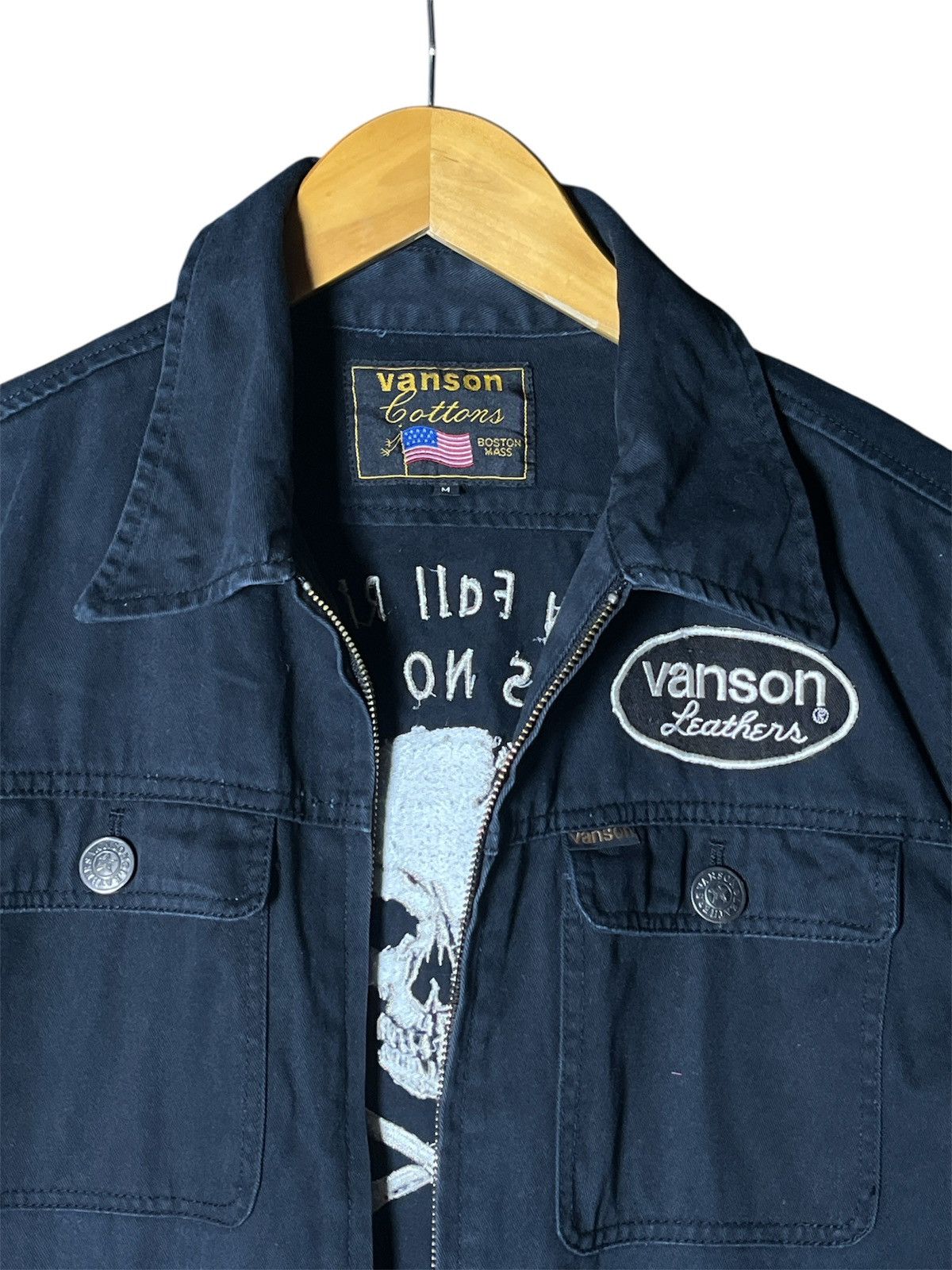 Vanson Leathers Vanson Leathers Crossbone Skull Coverall Size US M / EU 48-50 / 2 - 5 Thumbnail