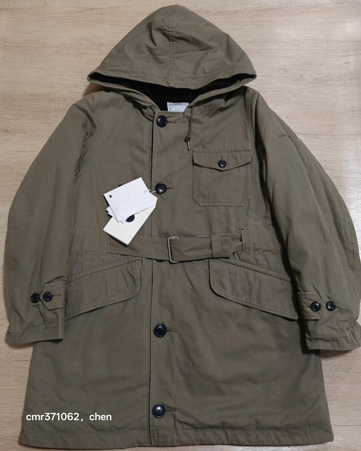 Visvim Visvim 17AW Admiral M43 Parka Wool/Alpaca Olive 1 Size US S / EU 44-46 / 1 - 1 Thumbnail