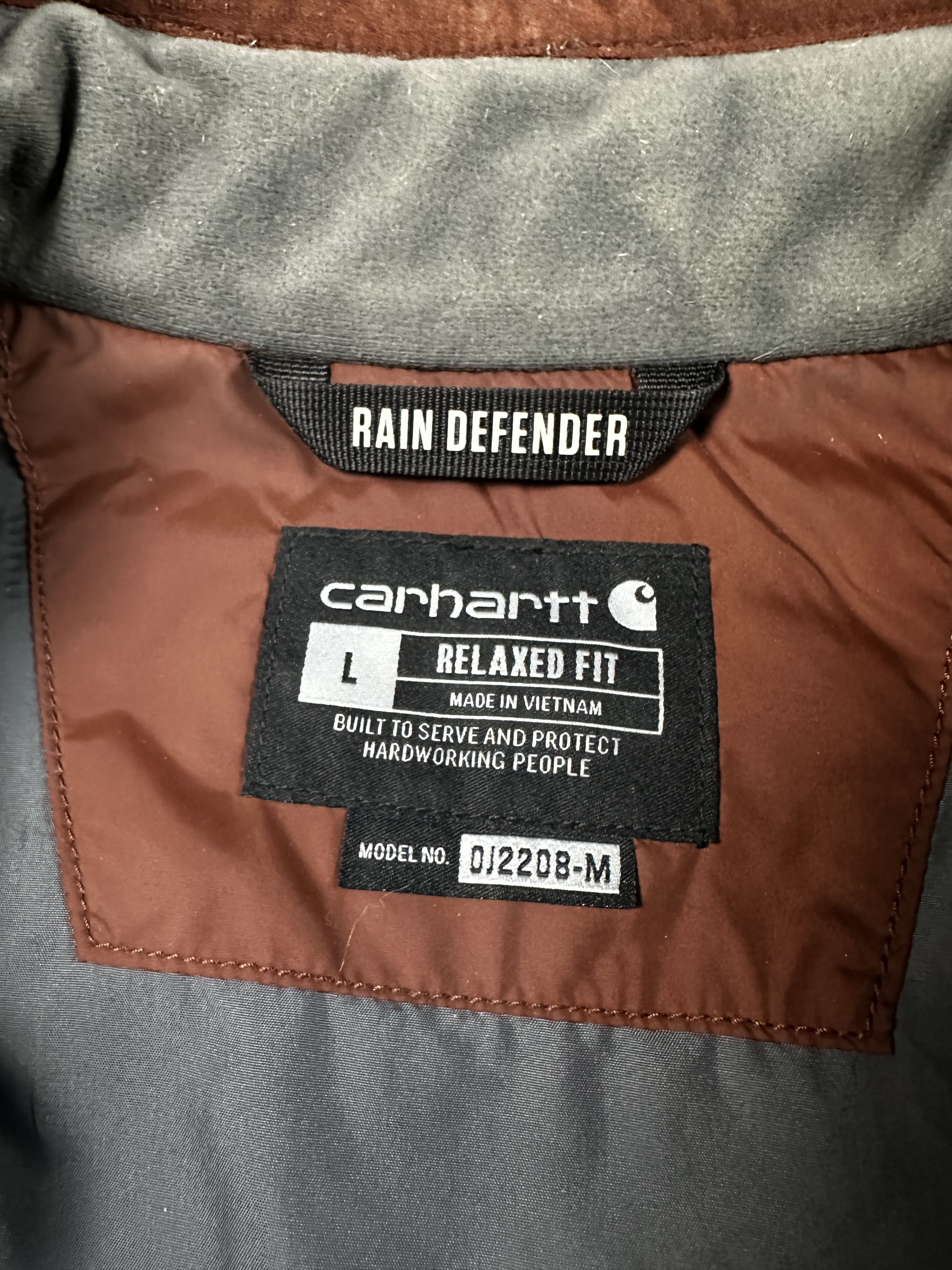 Carhartt Carhartt Light Puffer Rain Defender Jacket Size US L / EU 52-54 / 3 - 6 Thumbnail