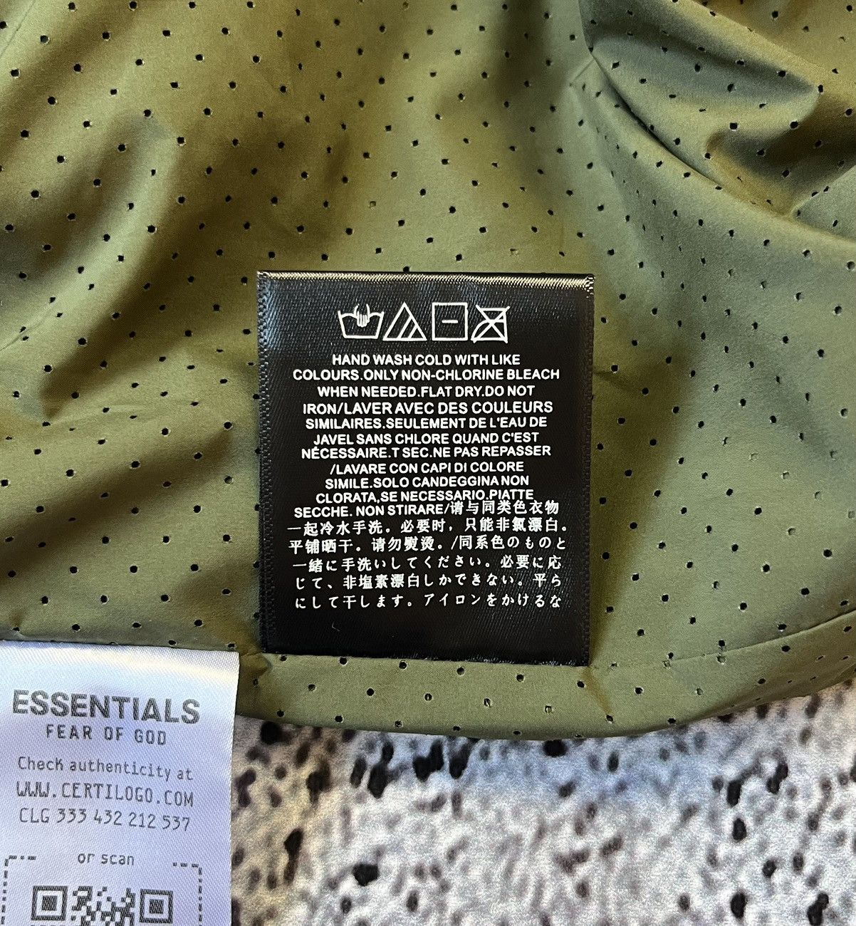 Fear of God Fear Of God Essentials Nylon Set Pants Polo Shirt Size XL Size US XL / EU 56 / 4 - 18 Thumbnail