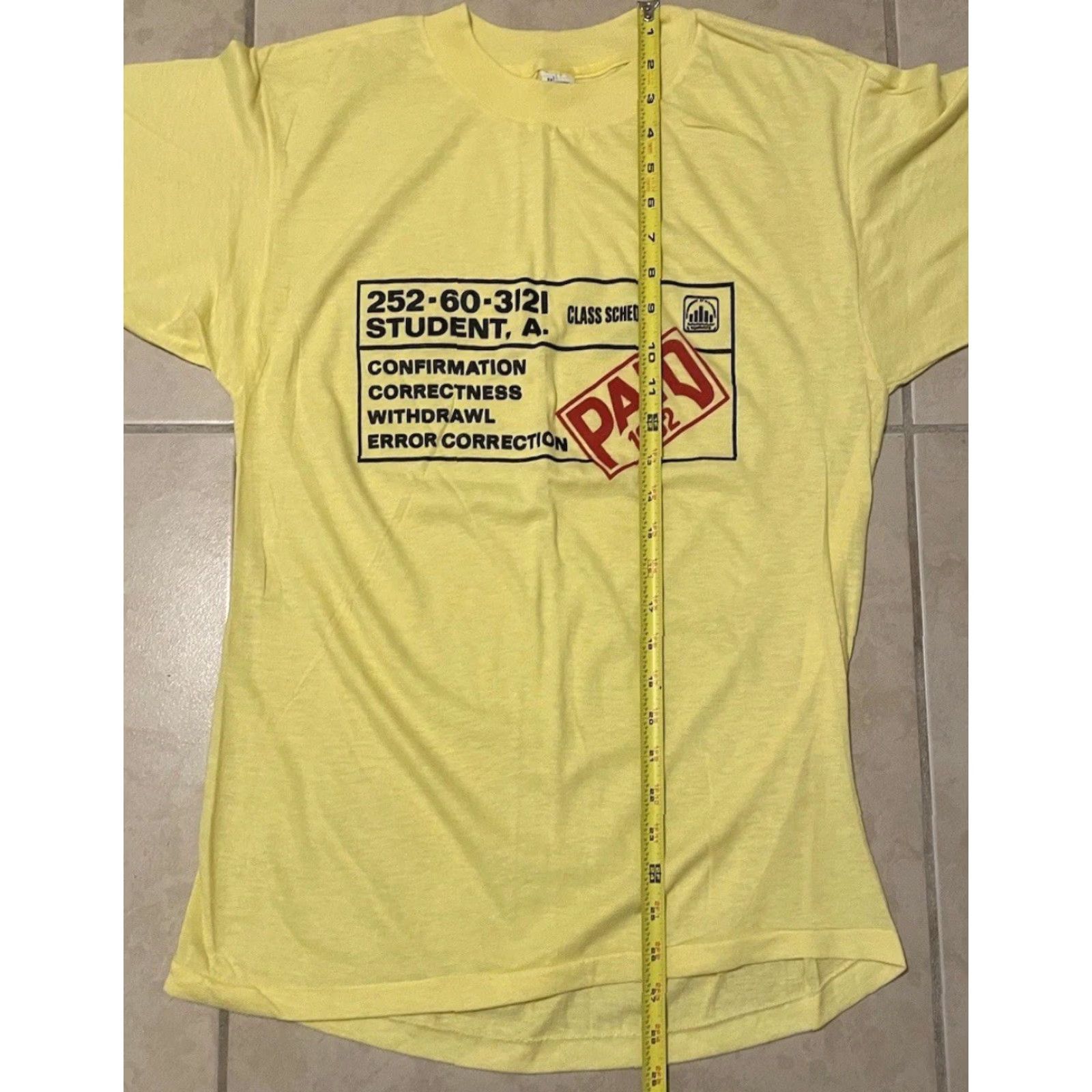 Vintage Vtg 80s University Of Milwaukee PAID Shirt S M USA College Funny Joke Grunge 70s Size US S / EU 44-46 / 1 - 8 Thumbnail