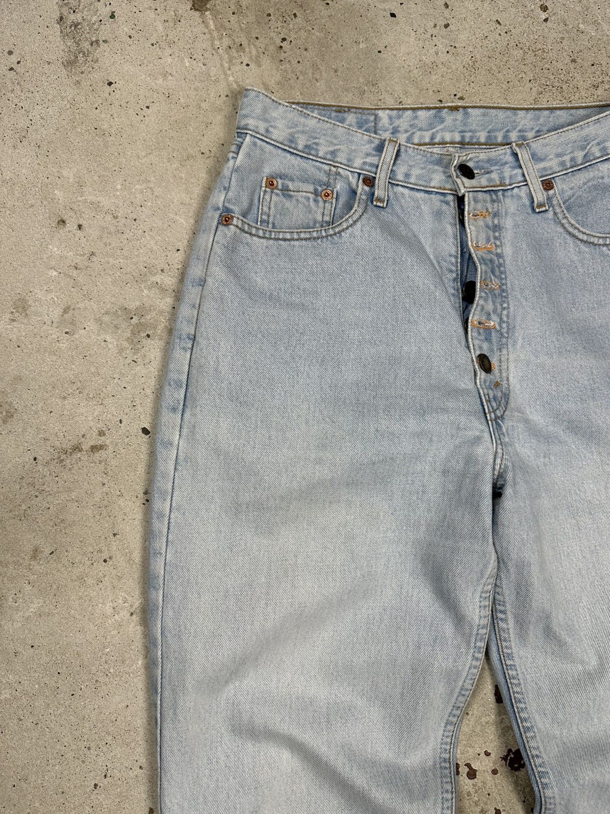 Levi's Vintage 1997 Levi’s 881 02 Baby Blue Orange Tab Denim Pants Size US 29 - 7 Thumbnail