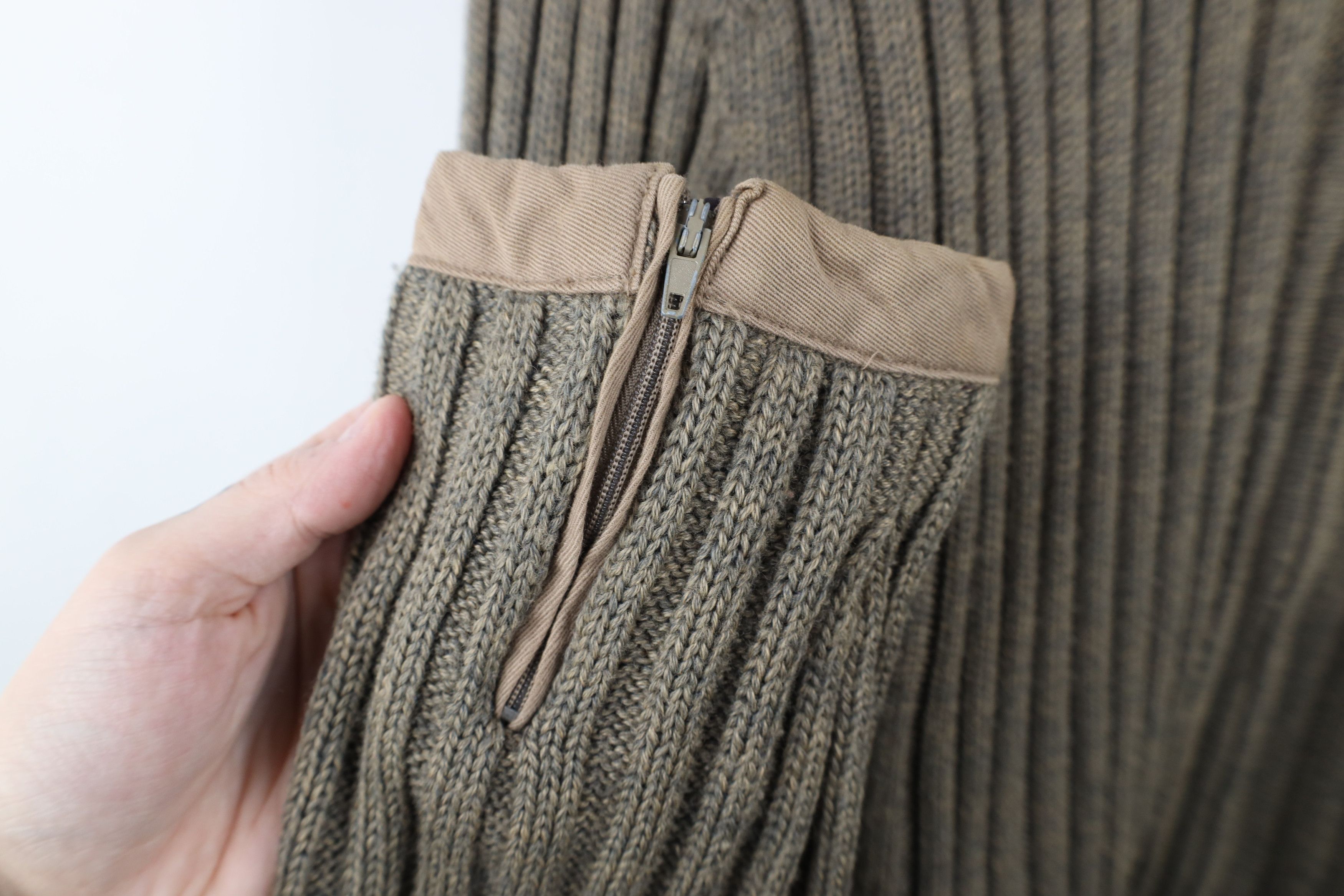 Vintage Vintage 90s Streetwear Quilted Ribbed Knit Sweater Jacket Size US L / EU 52-54 / 3 - 5 Thumbnail