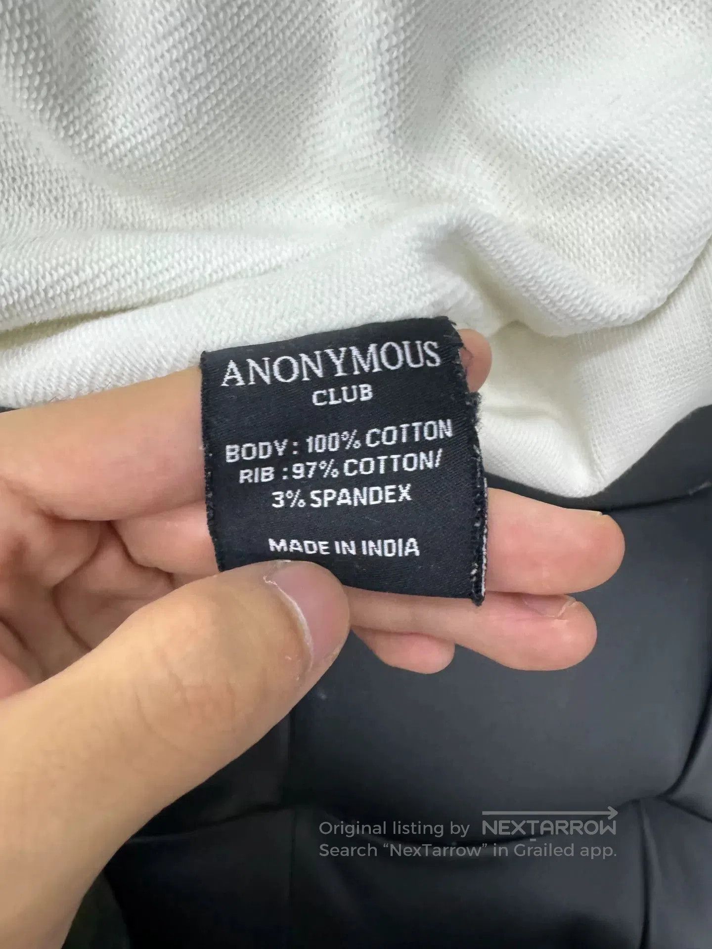 Anonymous Club Anonymous Club White Hoodie for Friends. Size US M / EU 48-50 / 2 - 5 Thumbnail