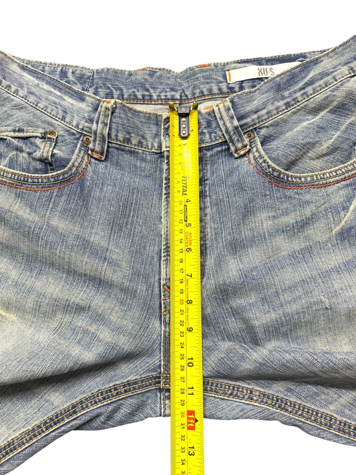 Edwin Vintage Edwin 401 XVS Y2K Buckle Back Vintage Wash Denim W36 Size US 36 / EU 52 - 15 Thumbnail