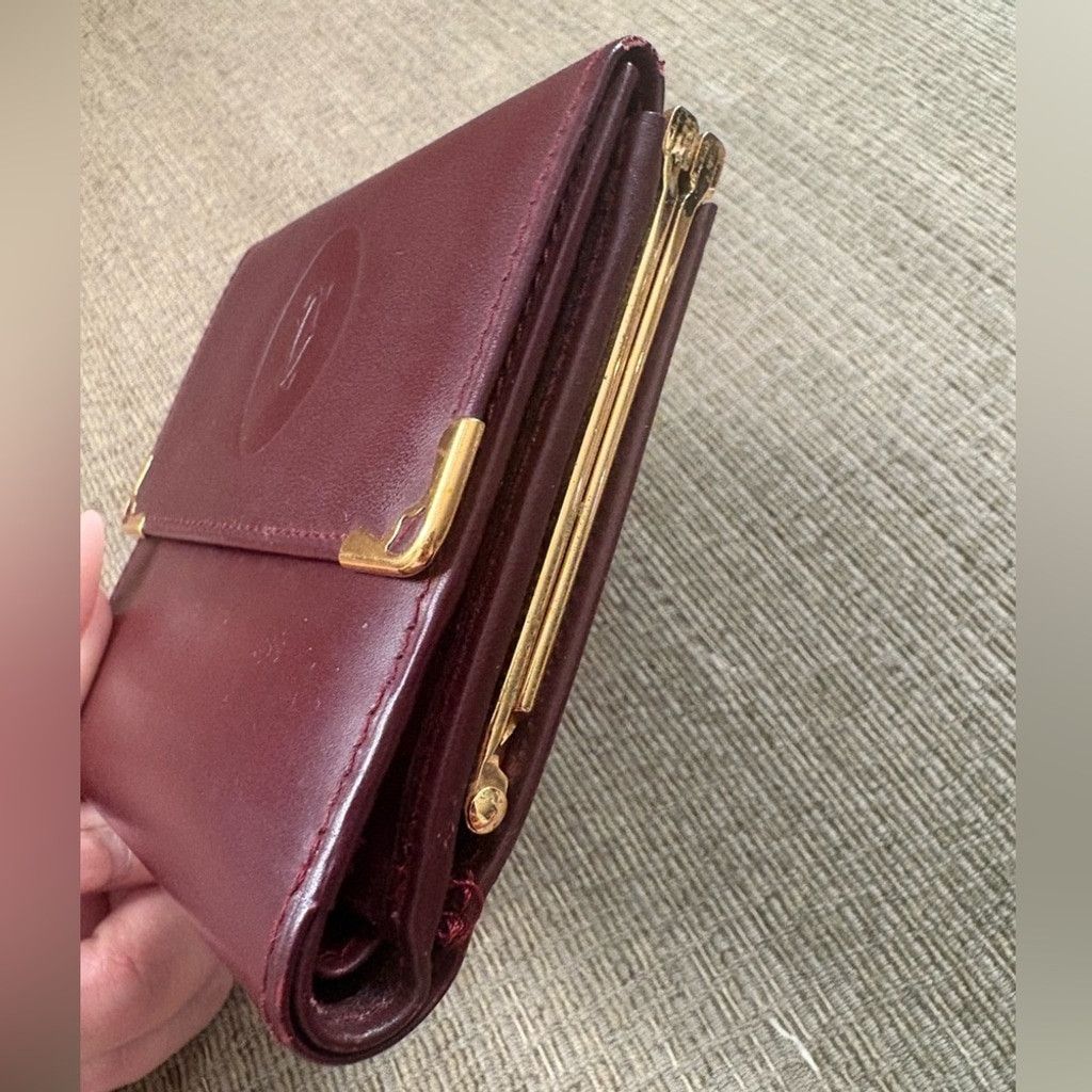Cartier Cartier Tri-fold Leather Wallet Size ONE SIZE - 4 Thumbnail