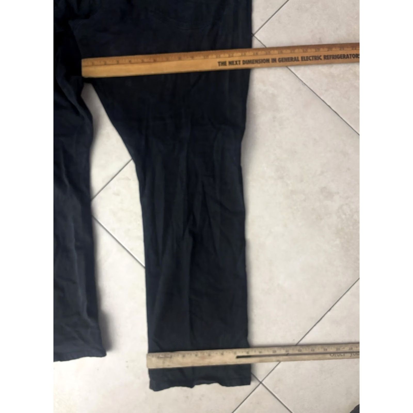 Polo Ralph Lauren Polo Ralph Lauren Jeans Mens 42 Relaxed Straight Black Denim 5-Pocket Zip Fly 30in Inseam Men’s Straight Leg Stylish Casual Wear Big & Tall Size US XL / EU 56 / 4 - 7 Thumbnail