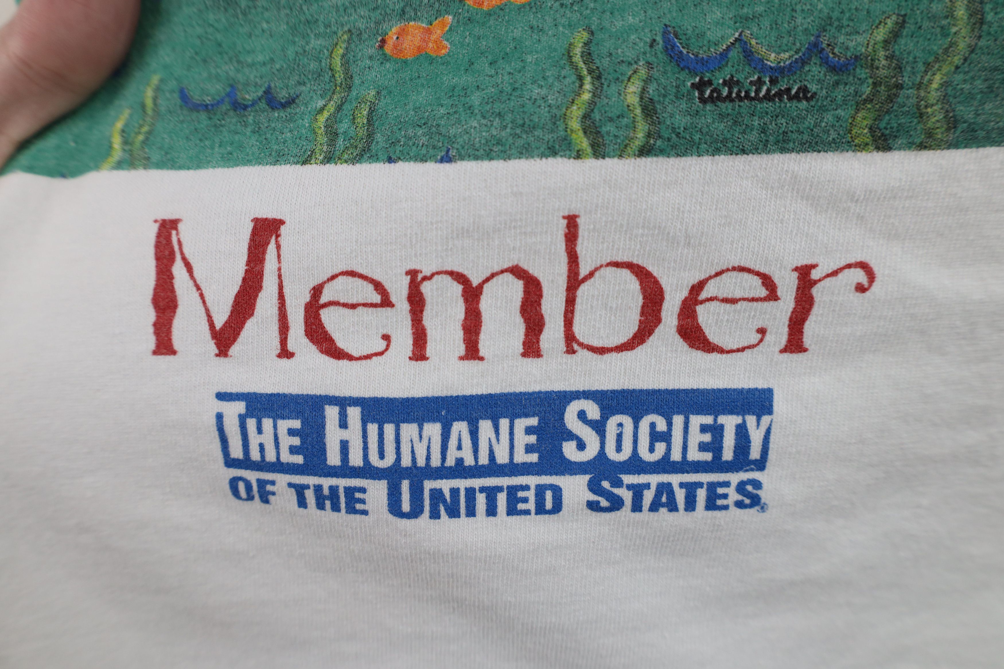 Vintage Vintage Y2K 2006 Humane Society Animal Pets T-Shirt White Size US L / EU 52-54 / 3 - 5 Thumbnail