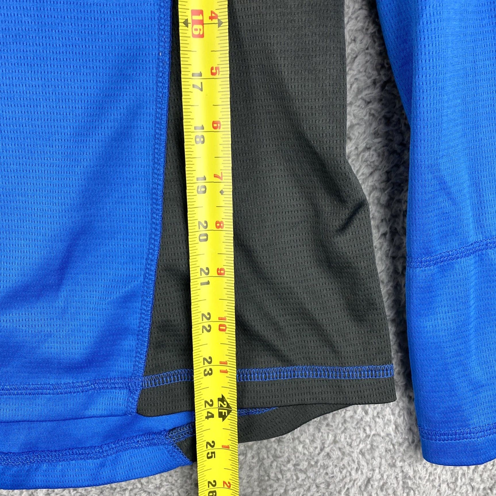 Reebok Reebok Womens Medium 1/4 Zip Running Shirt Stretch Top Thumbhole Blue 38-51 Size M / US 6-8 / IT 42-44 - 7 Thumbnail