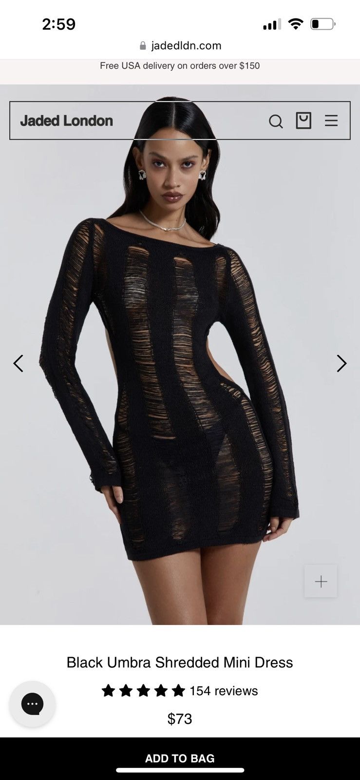 knee length dresses for ladies Shanti Mini Dress Black main image 1