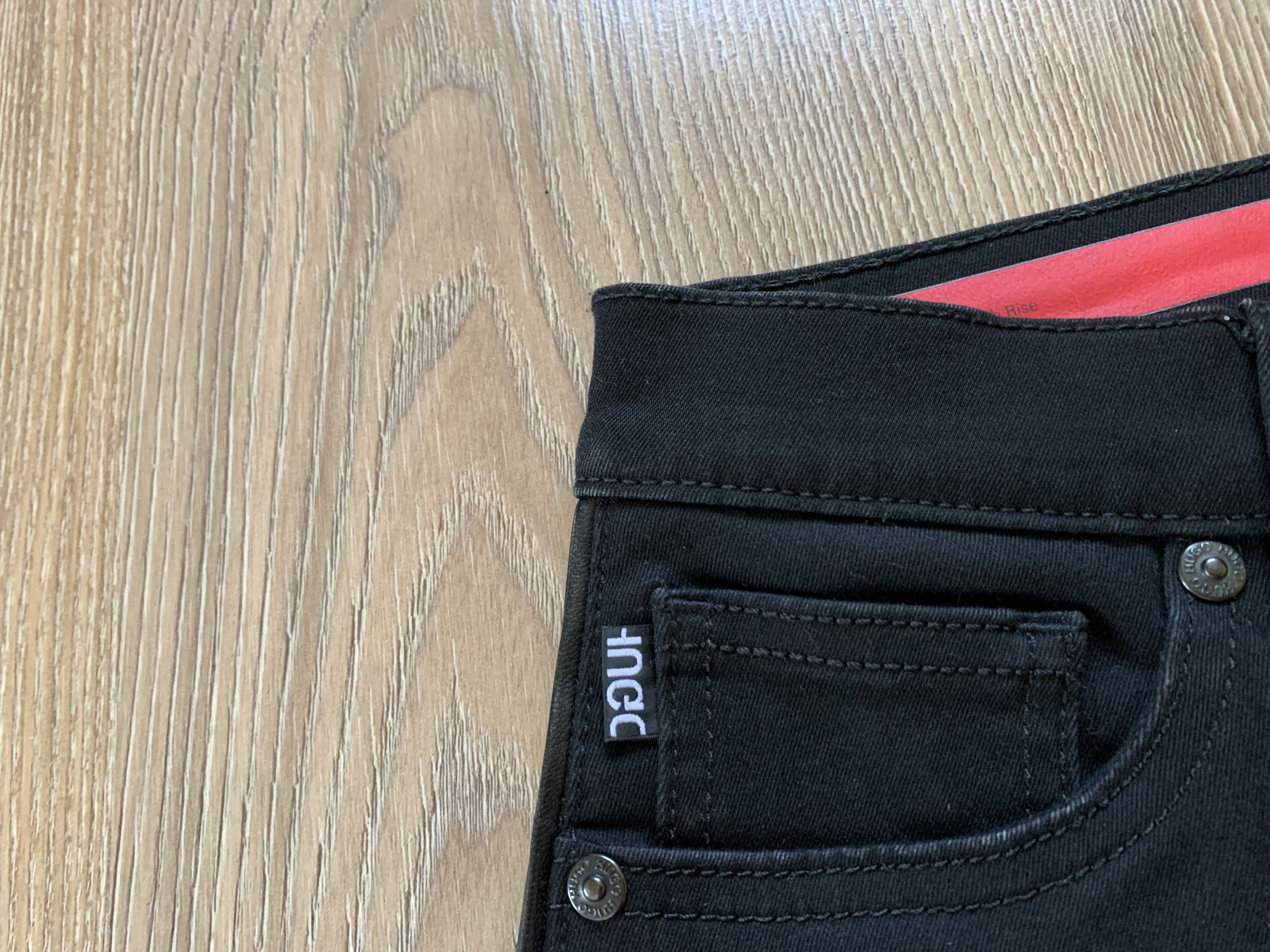 Hugo Boss Womens Hugo Boss Lou Black Skinny High Rise Jeans Size 27" / US 4 / IT 40 - 6 Thumbnail