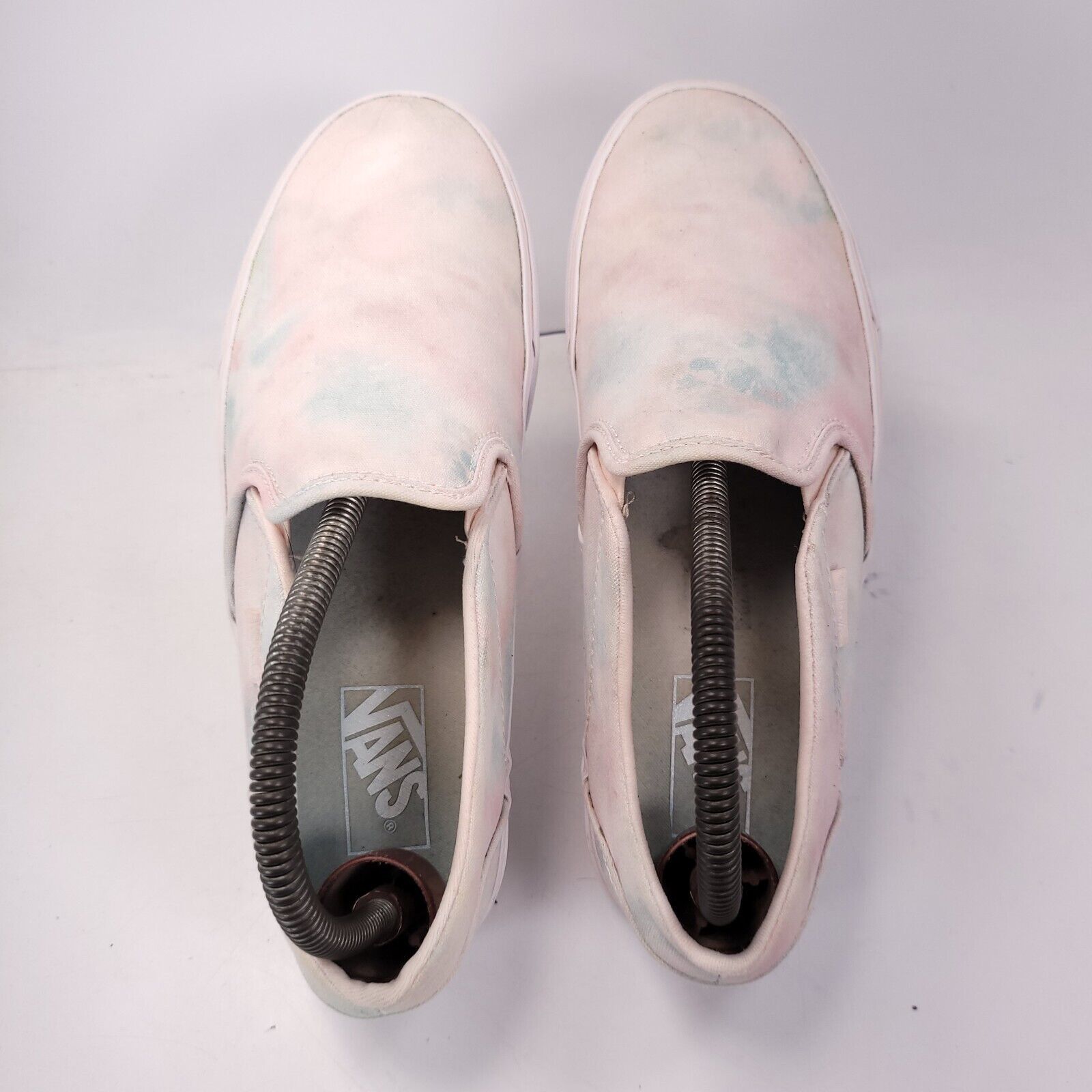 Vans Vans Off the Wall Shoe Womens Size 8.5 721356 Pink White Size US 8.5 / IT 38.5 - 4 Thumbnail