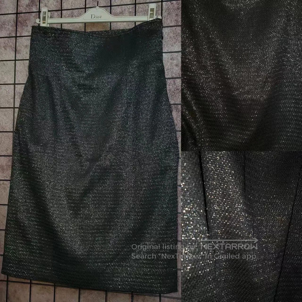 Dior dior high-end shimmering half skirt. Size US 27 - 1 Thumbnail