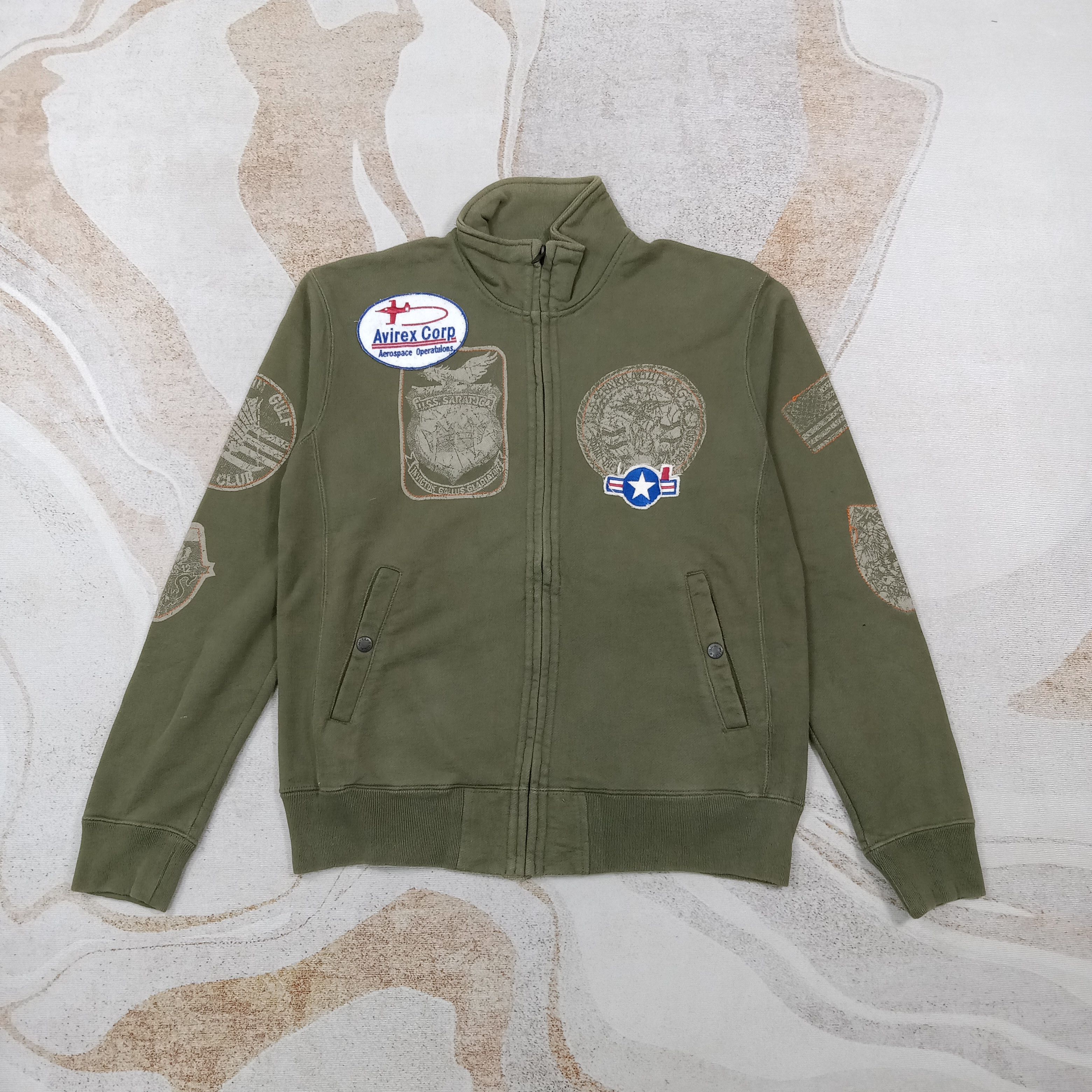 Avirex Avirex Corp Air Force Sweater Jacket C270N2 Size US M / EU 48-50 / 2 - 1 Thumbnail