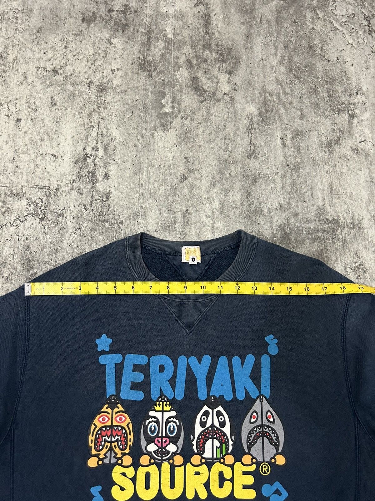 Bape 2009 Bape Teriyaki Source Sun Faded Sweatshirt Size US M / EU 48-50 / 2 - 16 Thumbnail
