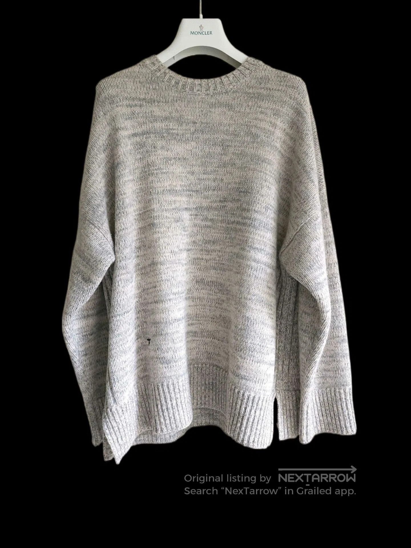 Dior dior gray loose-knit sweater for fall. Size US M / EU 48-50 / 2 - 2 Thumbnail