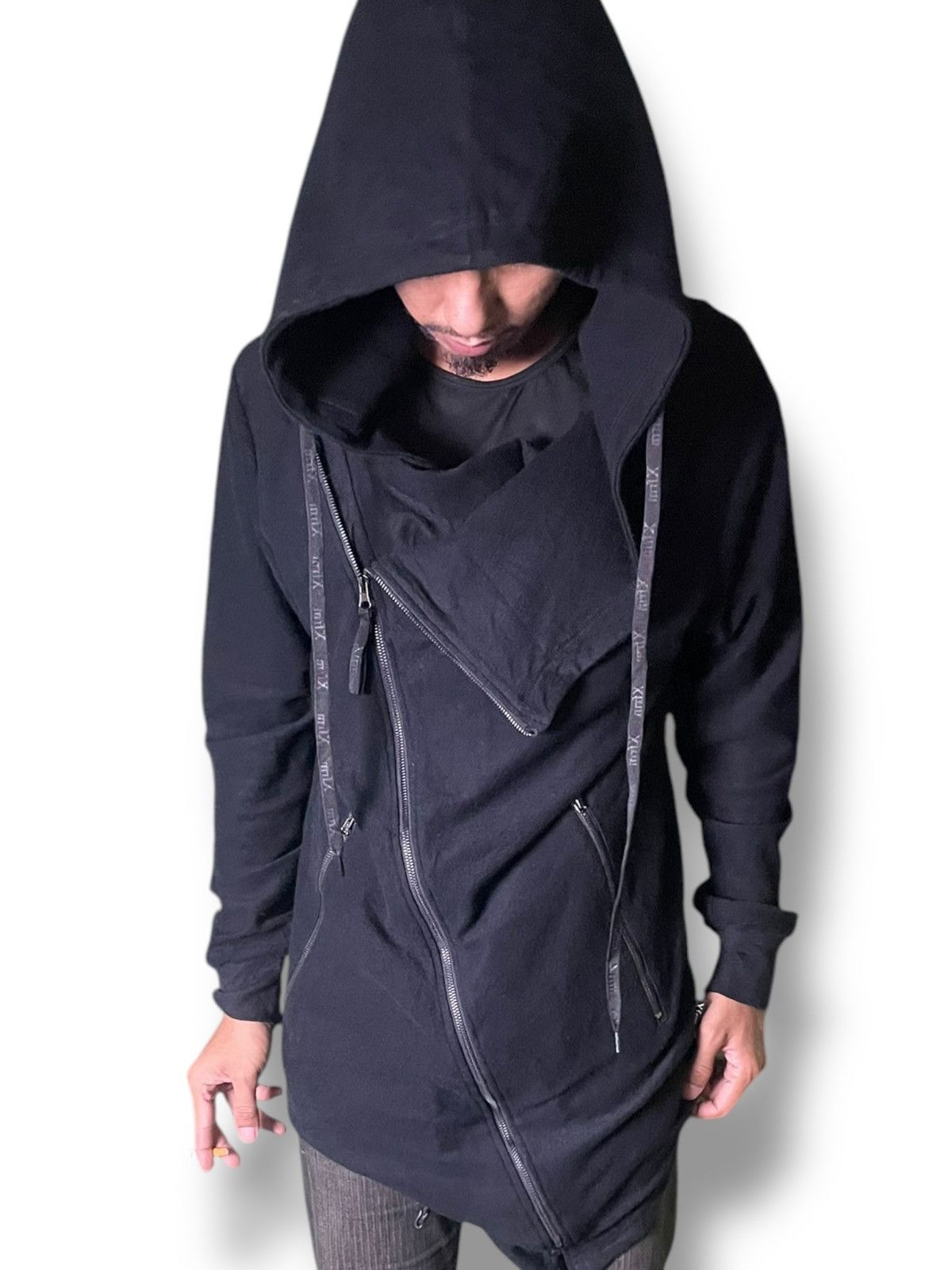If Six Was Nine 🇯🇵 XFRM ASYMMETRICAL PUNK GOTHIC JACKET Size US M / EU 48-50 / 2 - 1 Thumbnail