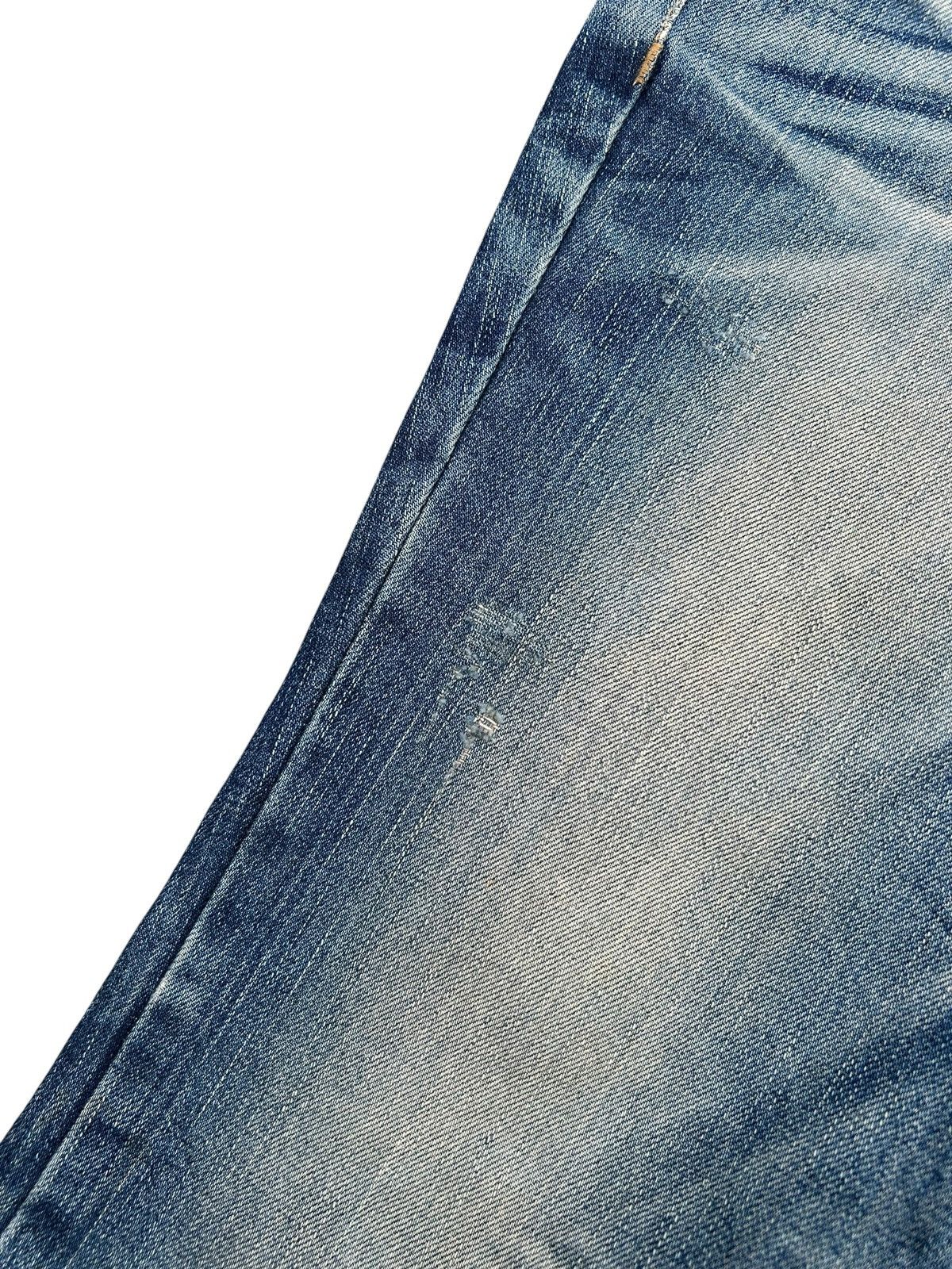 Kapital YOSHITOMO NARA LOLITA Exotic Vintage Distressed Denim Jeans Size US 34 / EU 50 - 13 Thumbnail