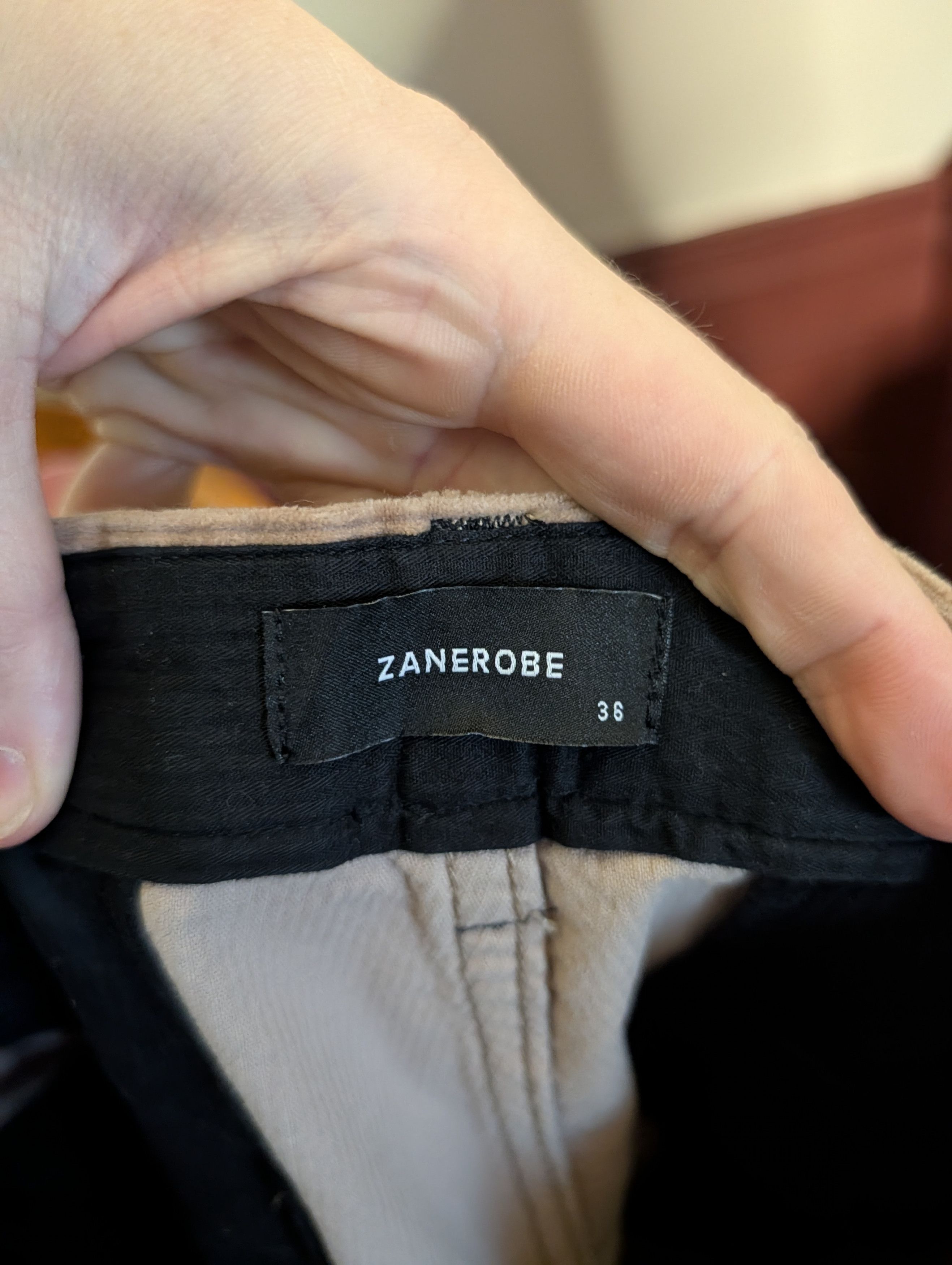Zanerobe Tan corduroy orange piping accent cotton pants 36 Size US 36 / EU 52 - 10 Thumbnail