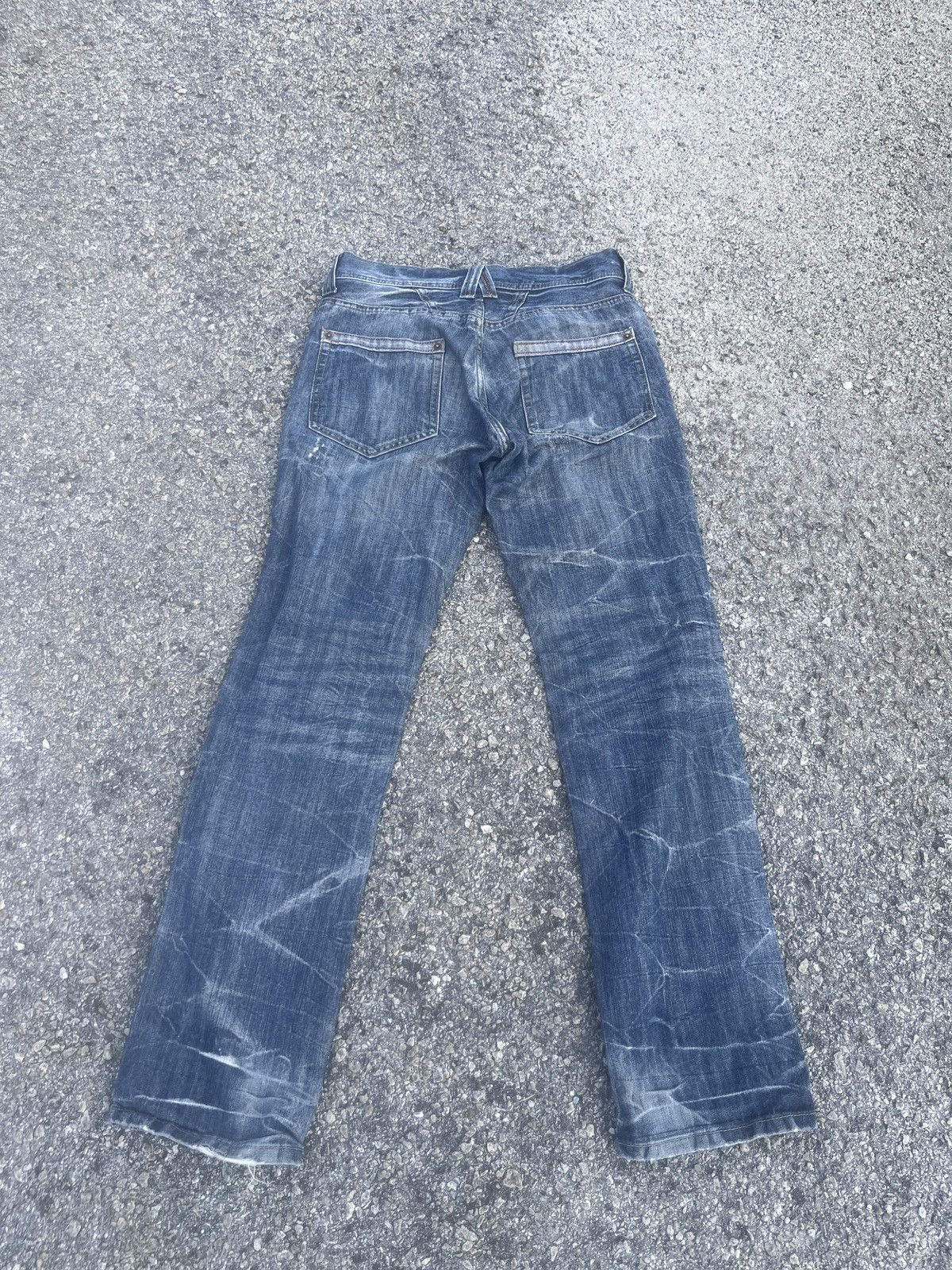 If Six Was Nine Superubis Valeta Blue Honeycomb Jean Size US 30 / EU 46 - 11 Thumbnail