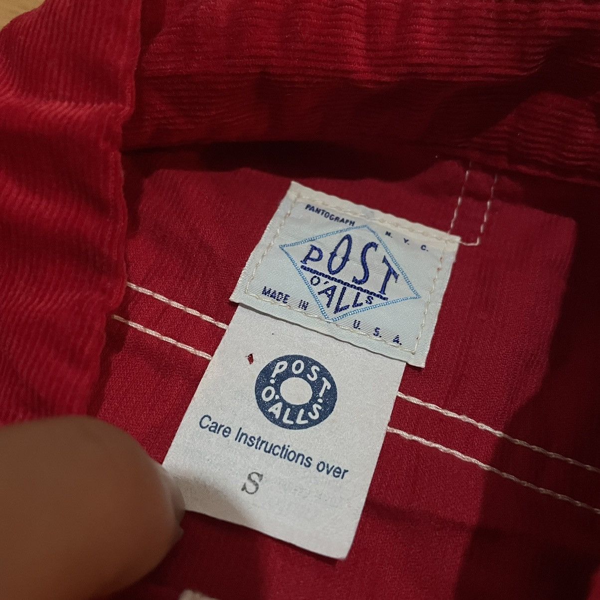 Post Overalls Post overalls corduroy shirt Size US S / EU 44-46 / 1 - 6 Thumbnail