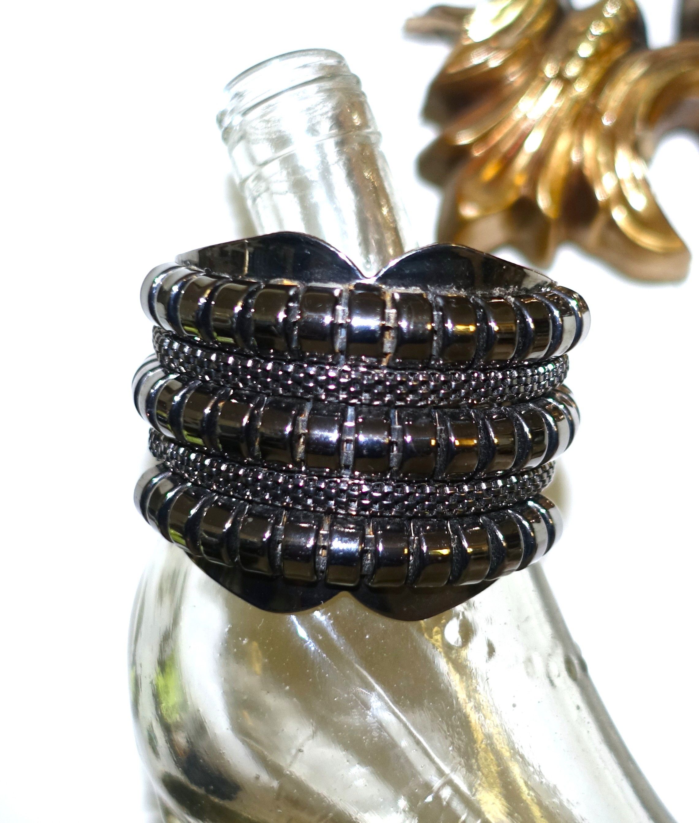 Other Silver tone Bold Cuff Bracelet Size ONE SIZE - 2 Thumbnail