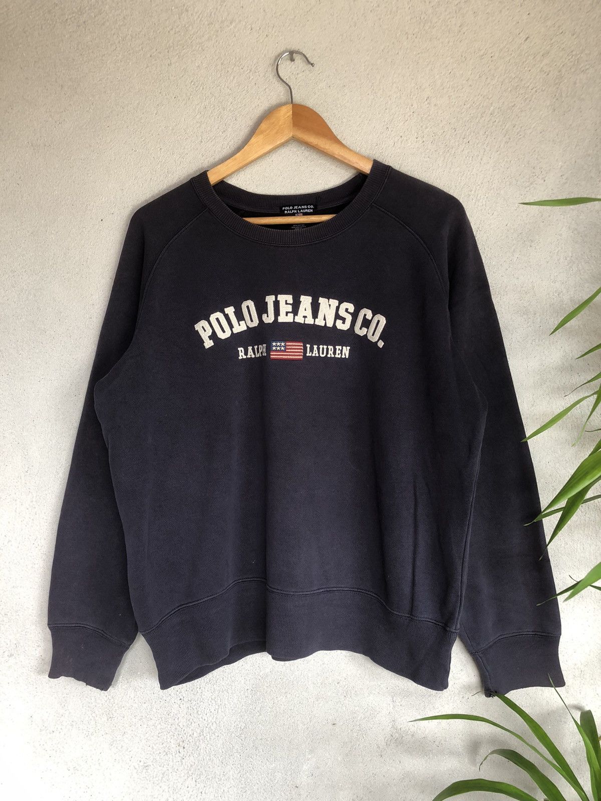 Japanese Brand × Polo Ralph Lauren × Vintage Vintage Y2K Polo Jeans Ralph Lauren Sweatshirt Boxy Size US XL / EU 56 / 4 - 1 Thumbnail