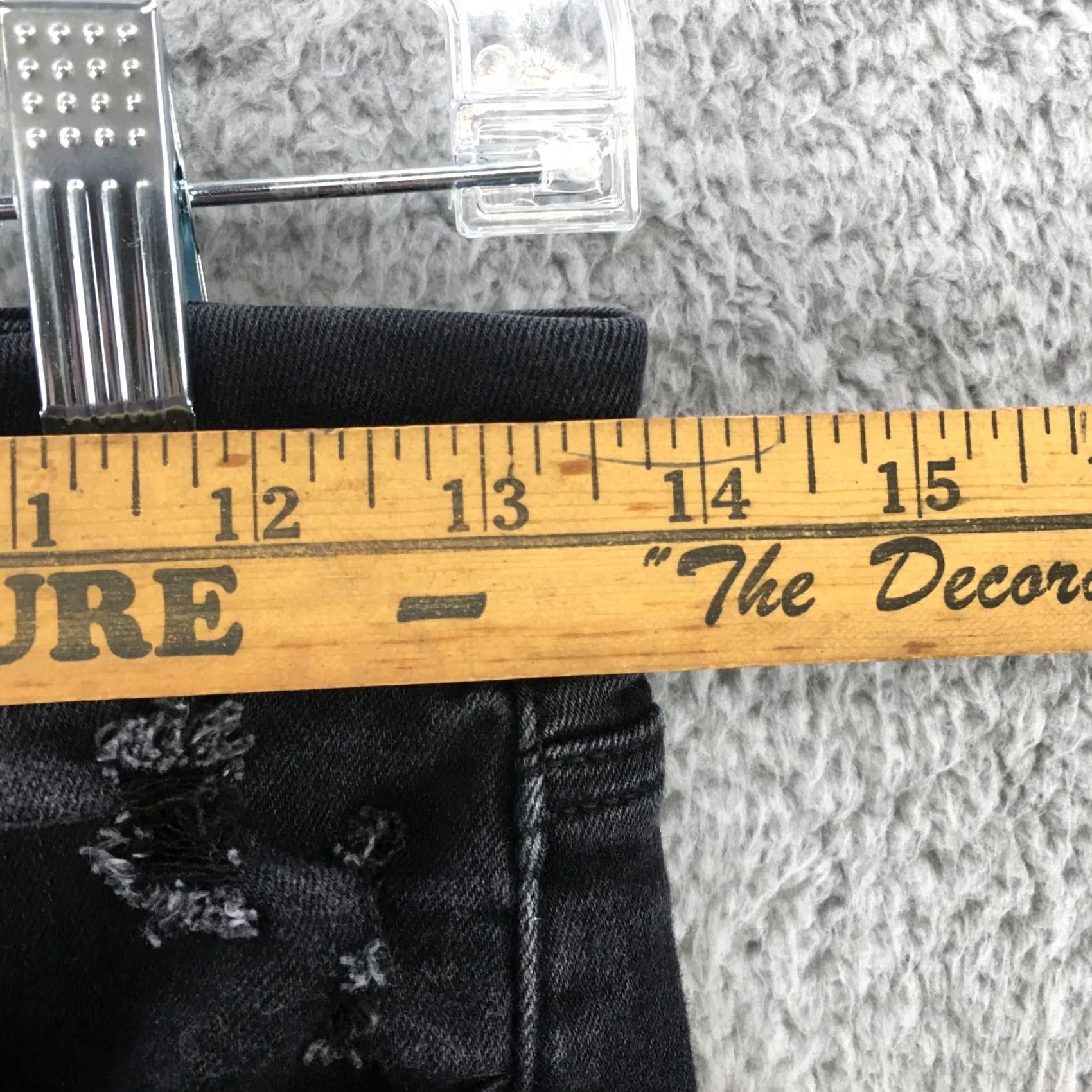 American Eagle Outfitters American Eagle Outfitters Next Level Stretch Skinny Jeans Womens 6 Black Denim Mid Rise Zip Jeans Womens Black Denim Mid Rise Zip Size 28" / US 6 / IT 42 - 7 Thumbnail
