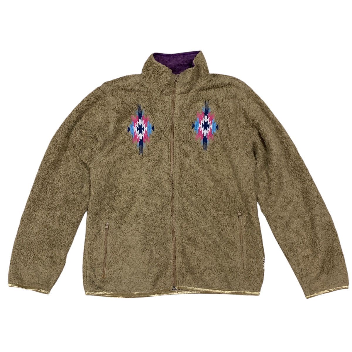 Japanese Brand APOY AW2011 Chimayo Ortega Southwestern Fleece Sweater Size US L / EU 52-54 / 3 - 1 Thumbnail
