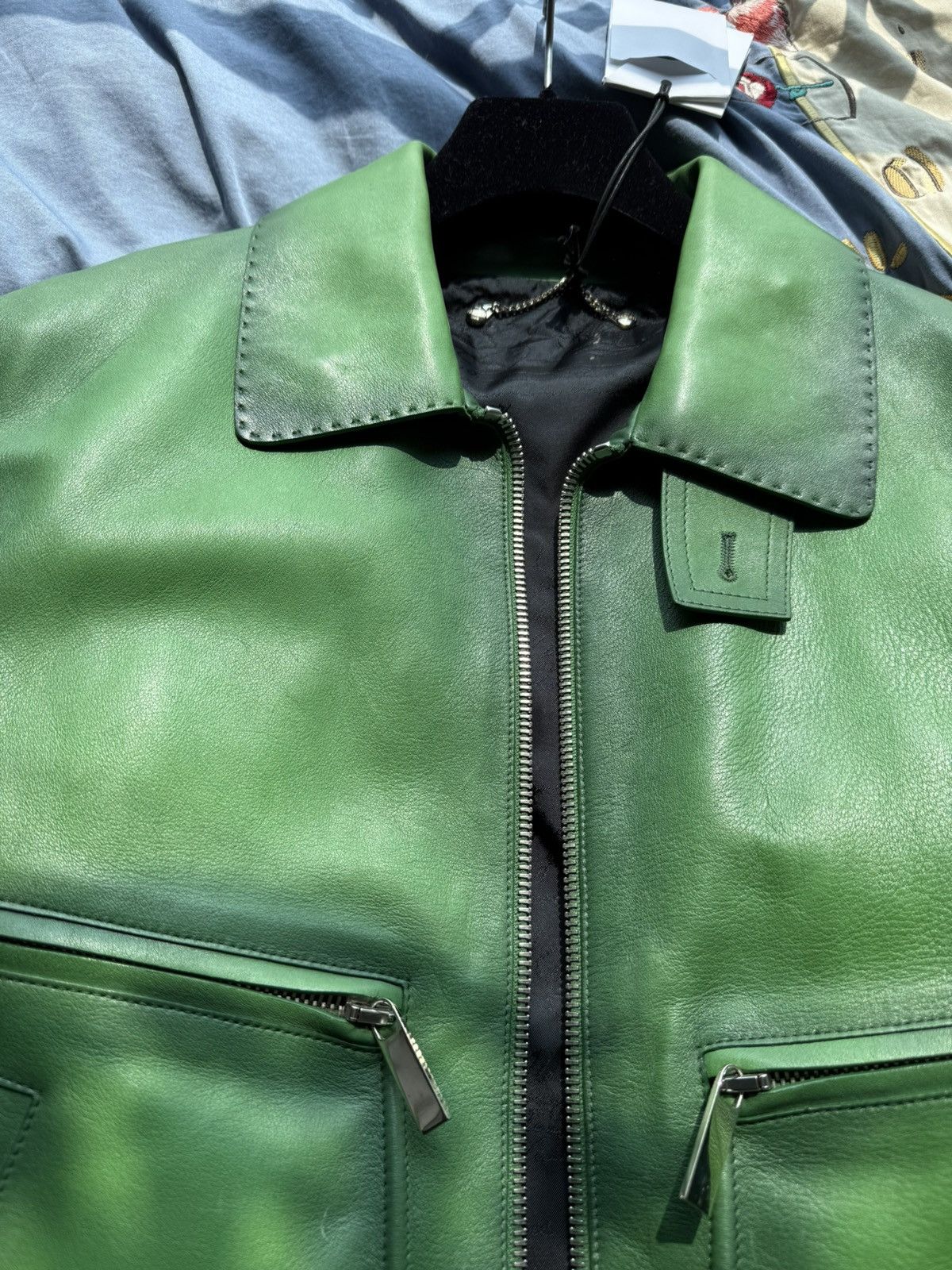 Berluti patina riders Leather jacket,size 46 Size US S / EU 44-46 / 1 - 23 Thumbnail
